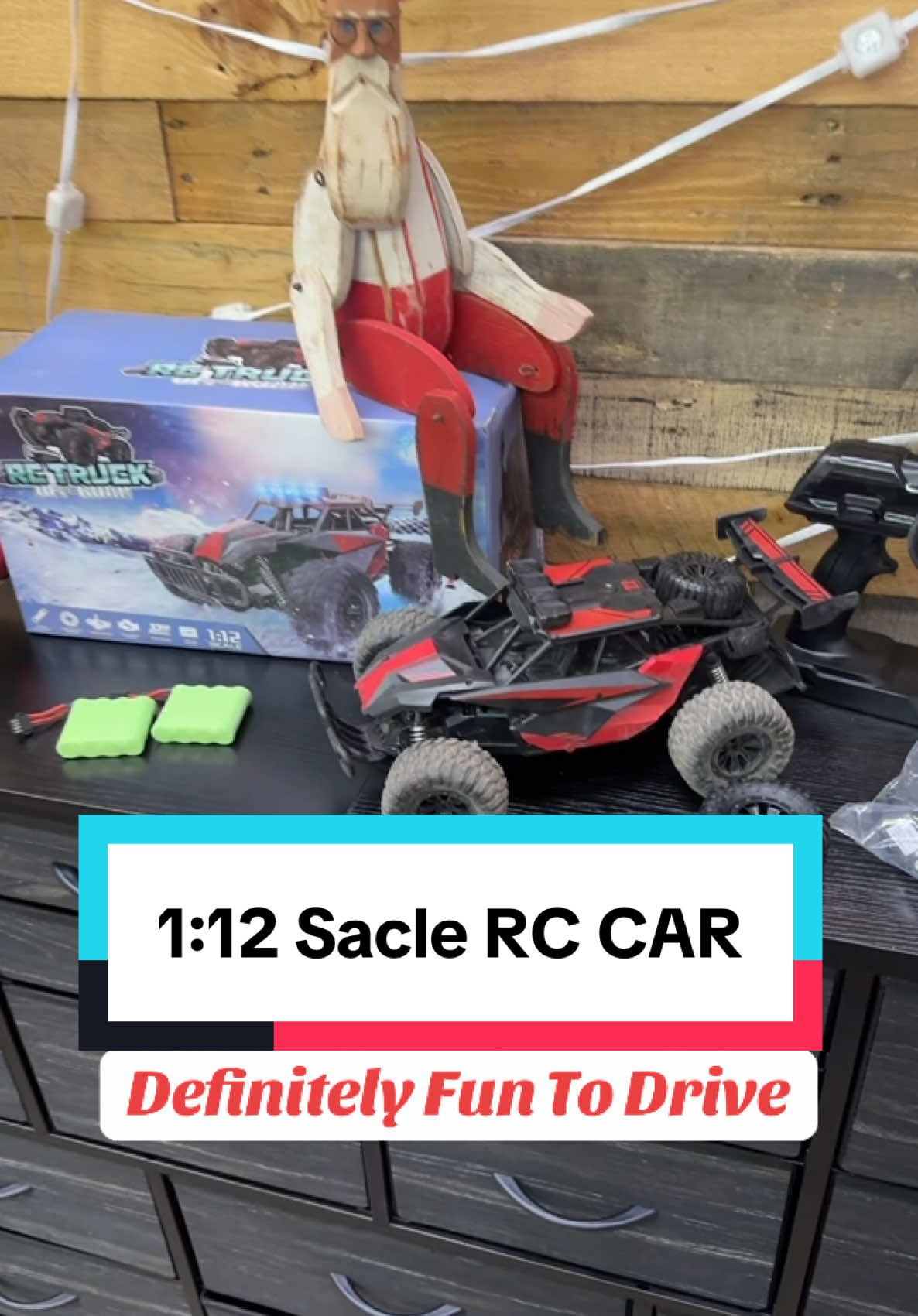 Definitely a fun little toy comes with two battery packs a few extra parts a spare tire LED lights on top and underneath it’s pretty fast. #dealswithdevinshields #tiktokshopholidayhaul #rccar #remotecontrolcar #rctruck #cheistmas #rctoy #toy #kid #kidstiktok #gift #giftsforkids #christmaspresents#bluejay 