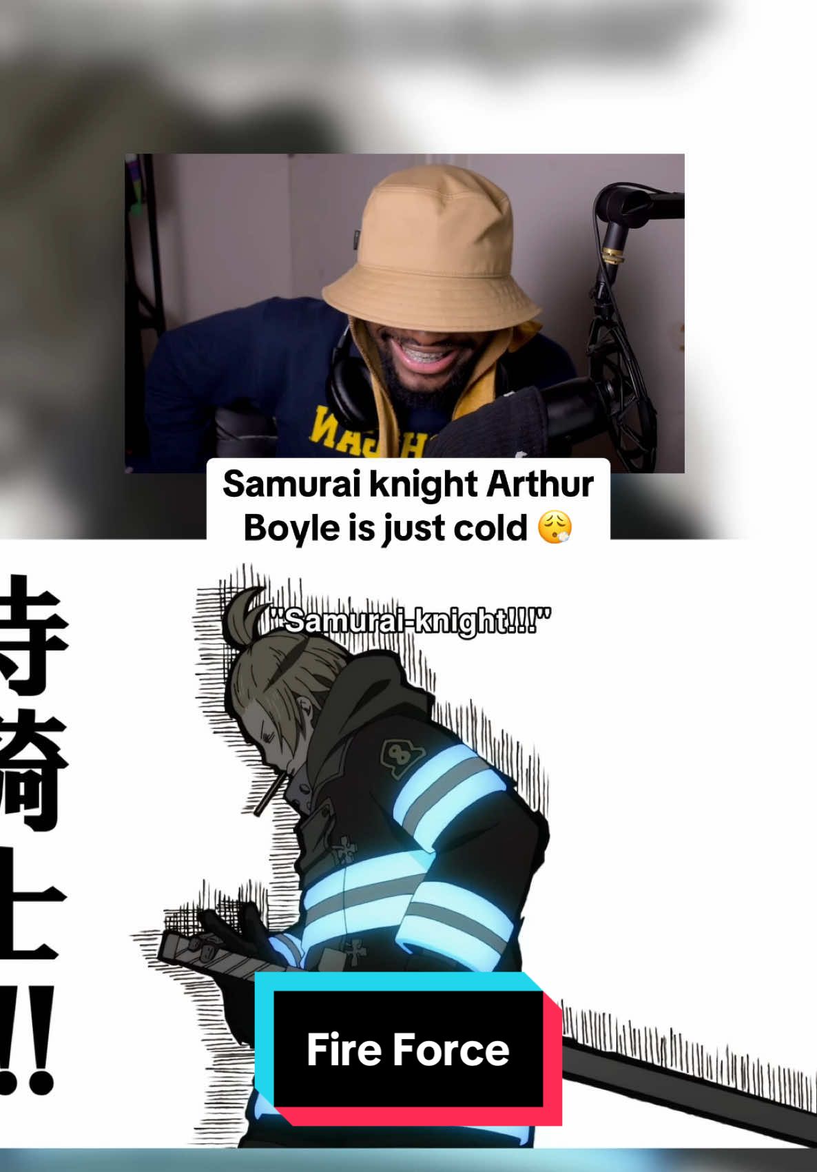 Fire Force Samurai Knight Arthur Boyle