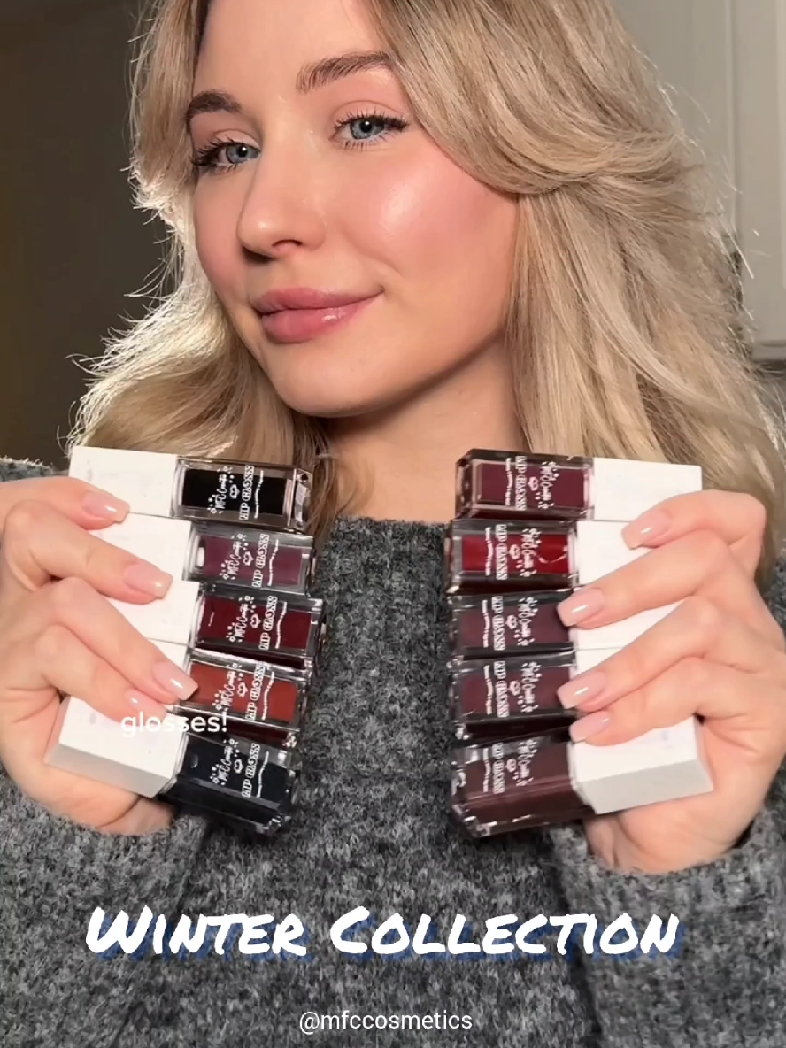 MFC Cosmetics' Winter Collection is absolutely perfect for this season and festivities. Go Causal or Go Glam! MFC will have your back through it all 😉✨️ Buy 2 Lip Products and get the 3rd product HALF off! This applies to Blotted Lip Creams & Lip Gloss only!  ✨️Reminder: Every purchase that includes an MFC Cosmetics product receives a free Lip Scrub Sample and small mirror✨️ (Our beautiful @Murrrkris 💌🍓  is our model. Thank you for these beautiful videos 💓) ☆ www.moonflower-co.com ☆  #MoonflowerCo #MFCCosmetics #MFC #SmallBusiness #smallbiz #makeup #cosmetics #lipgloss #lipstick #lipbalm #gloss #makeupcommunity #beautycommunity #makeupessentials #lipessentials #lipcare #affordablemakeup #handmadewithlove #vegan #crueltyfree #sheer #mattelipstick #fullcoverage #lipcream #mattelips #glossylips #liptint #lipstickaddict #lipsticklover #lipstickjunkie 