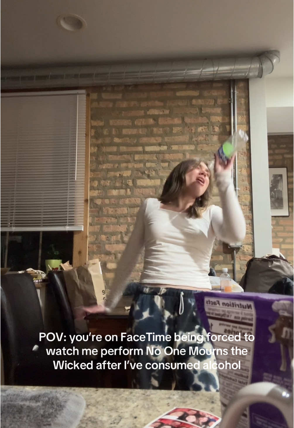 Broadway called—then immediately hung up. #wicked #wickedmovie #noonemournsthewicked #fyp #singing #apartment #obsessed