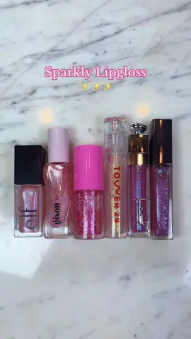 What’s your favorire sparkly lipgloss? ✨ #lipproducts #lipbalm #lipoil #girlythings @e.l.f. Cosmetics @Gisou @Too Faced @Tower 28 Beauty @Diorbeauty @urban decay 