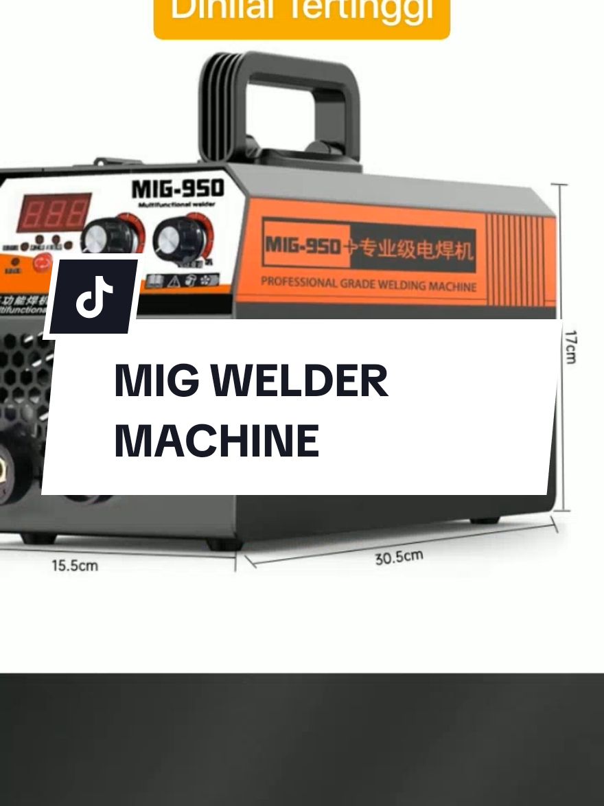 Hanya RM238.00 untuk MIG Gasless Inverter Welder MIG/TIG/MMA 3IN1 IGBT DC Inverter Welder Portable Inverter Welder! Jangan ketinggalan! Ketik pautan di bawah #miggaslessinverterwelder #migwelding #migwelder #inverterweldingmachine #weldingmachine #portableinverterweldingmachine #viral #viralvideo #trending #tiktokmalaysia🇲🇾 #tiktokmalaysia 