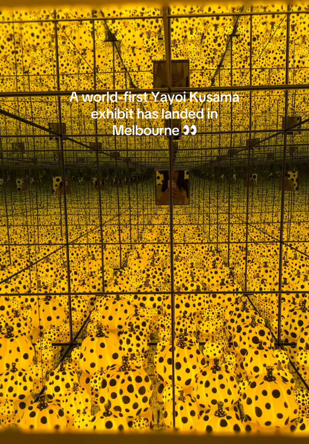 A never-before-seen Yayoi Kusama exhibition has arrived at Melbourne’s NGV gallery 💛✨ Kusama is one of the world's most celebrated contemporary artists known for her polka-dotted pumpkins and immersive Infinity Rooms. This new exhibition showcases almost 200 works from the Japanese artist, including painting, sculpture, collage, fashion, film and installation.    📅 Open 15 December to 21 April, 2025 📍 NGV International, St Kilda Road, a six minute walk from Flinders Street Station 🎟️ Tickets are on sale now   #Melbourne #YayoiKusama #Kusama #melbourneaustralia #MelbourneTok #Melbournethingstodo #ngv