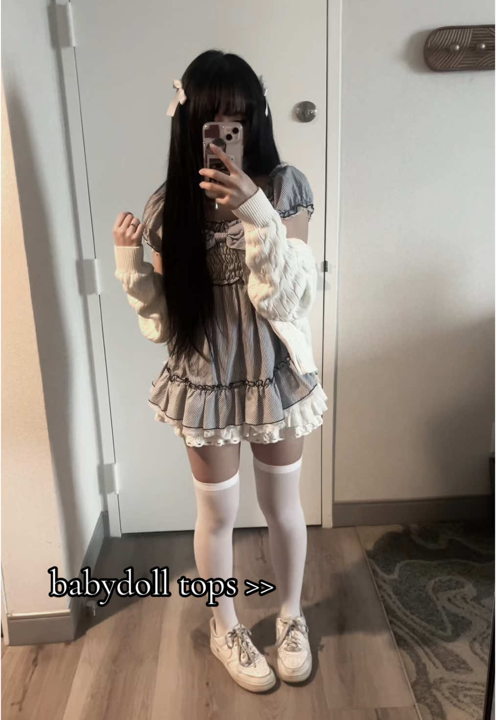 my wish christmas wish is for abercrombie and fitch and hollister to bring back the og babydoll sweaters #wtsoda #06 #doll #dollcore #outfit #fitcheck #dollclothes #jp #lizlisa #shoujo #outfitcheck #hair #fit 