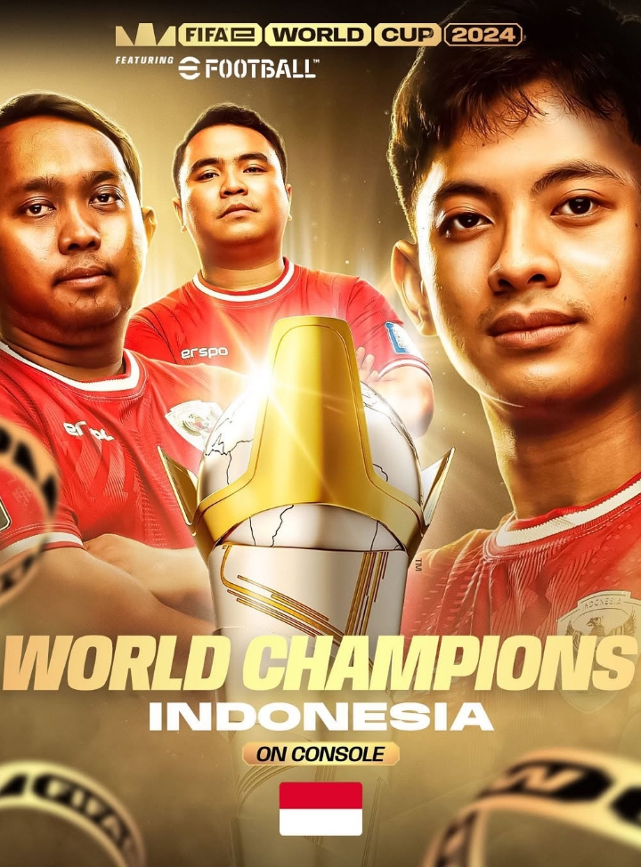 𝗞𝗶𝗻𝗴 𝗶𝗻𝗱𝗼 𝗝𝘂𝗮𝗿𝗮 𝗗𝘂𝗻𝗶𝗮 🥶🏆 #indonesia🇮🇩 #timnasindonesia  #efootball #fifaworldcup #FIFAe  #riskifaidan #kingindo #efootball  #viralvideo #viraltiktok #foryou  #fyp #fypage #fypシ゚ #viral @ifel_id @fifae 