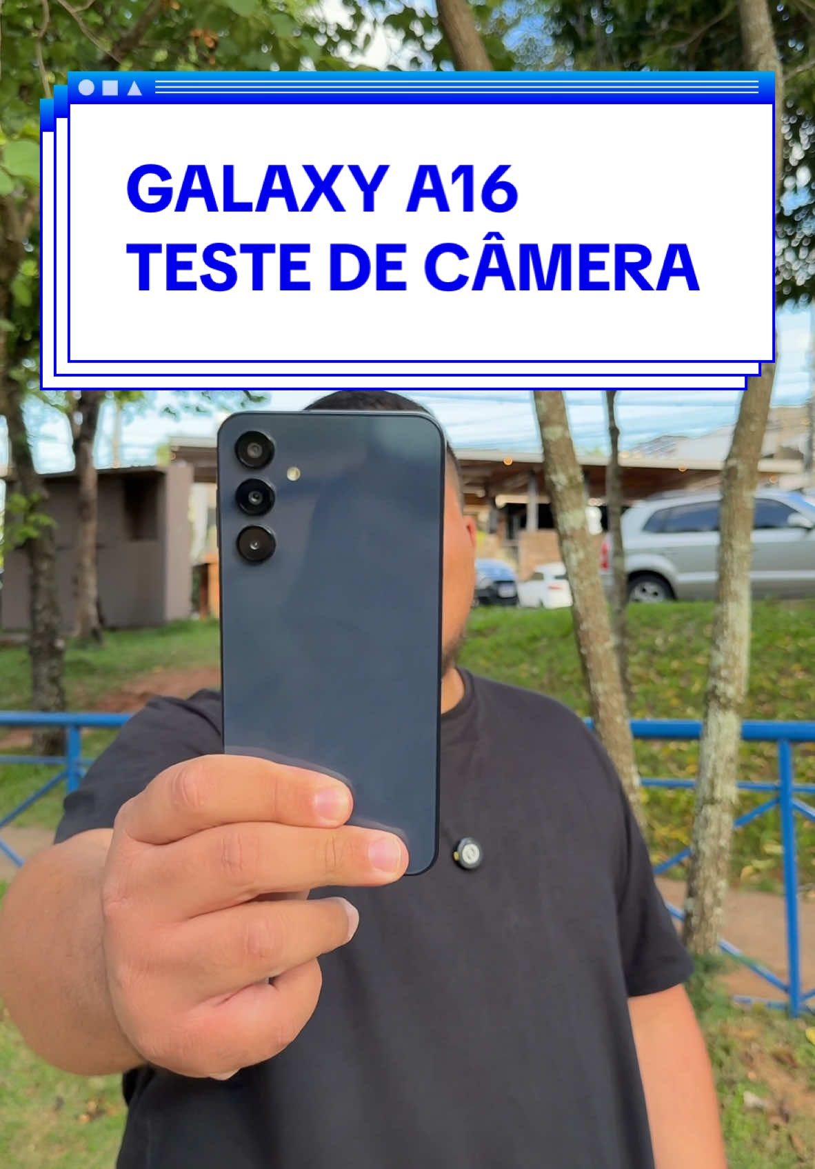 A câmera do Galaxy A16 é boa? Eu fiz o teste e te conto nesse vídeo! #galaxya16 #celular #celulares #smartphone 