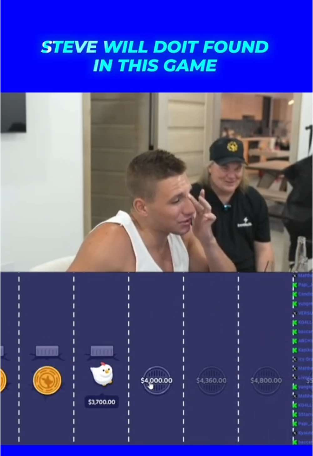 Steve plays game // Play now in Roobet! / #steveclips #meme #funny #winners #usa #epic #fyp #viral #lmao #english #usacommunity #clutch #stevewilldoit #kickstreaminglive 