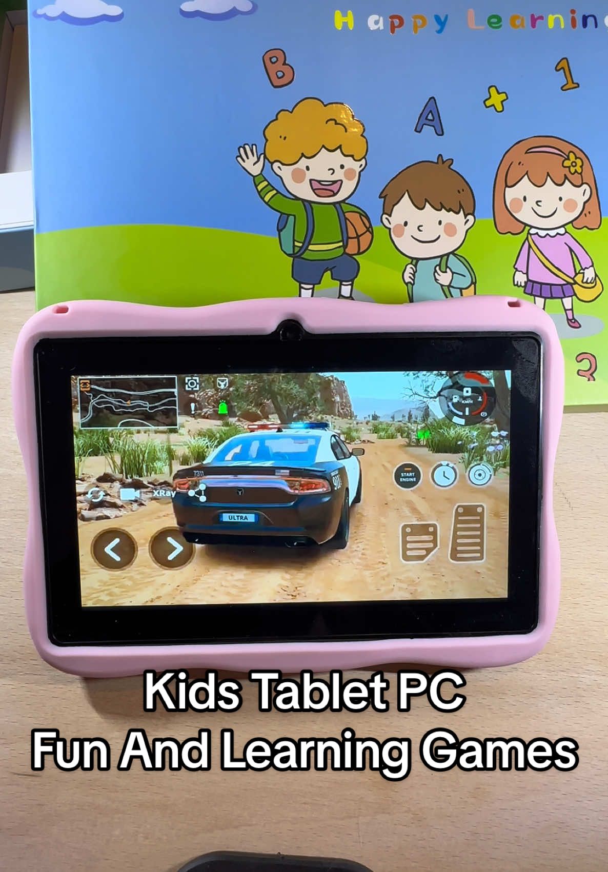 Fun and Learning games installed. Ready to go kids tablet. Great gift. Complet with Cover #kidstablet #tabletpc #kidsgames #kidslearning #foryou #TikTokShop #fyp #viral #tiktokmademebuyit #shoppinghaul #fyppp #foryoupagе #moneysavingtips #giftideas #musthaves #viraltiktoks #technology #spotlight 