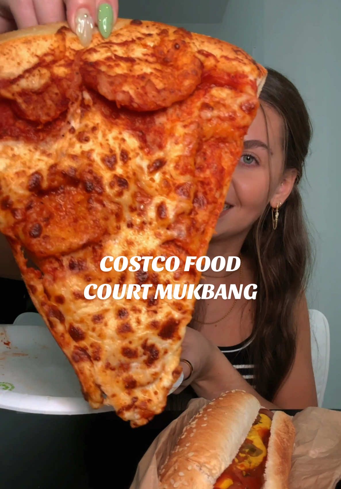 COSTCO FOOD COURT MUKBANG 🍕🥤🌭 Pizza or hotdog—which one’s your go-to?! (sorry my mic wasn’t working) #costcofoodcourt #costcopizza #costcohotdog #pizzamukbang #Foodie #eating #saucymukbang #pizzaandranch #hotdogmukbang #giantpizza #costcofoodreviews #foodreview #chattymukbang #costcofoodcourtmukbang 