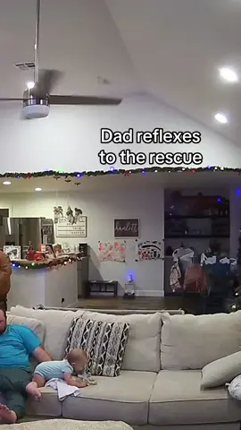 Dad like reflexes #dadsoftiktok #dadmoves #dadreflexes #falling #baby 