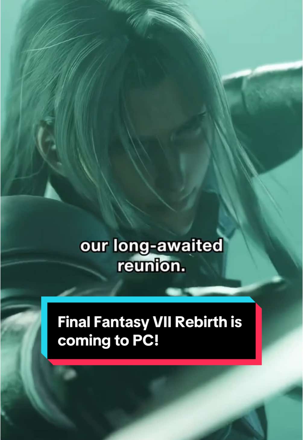 It’s happening. @Final Fantasy VII Rebirth comes to PC on January 23rd, on Steam and Epic Games Store. Available to pre-order later today. #finalfantasy #squareenix #finalfantasy7 