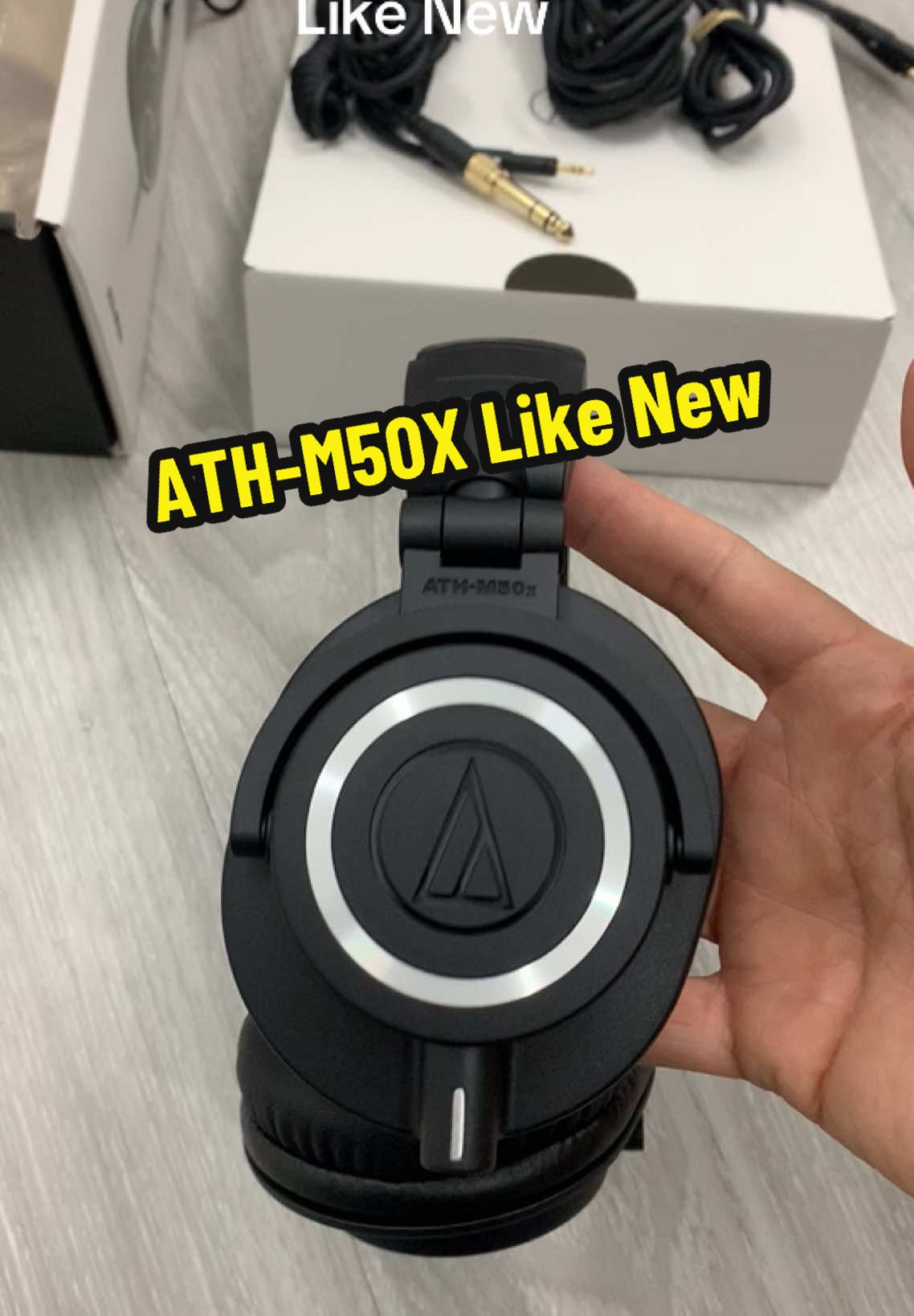 Audio Technica ATH-M50X Tai về đủ phụ kiện, như mới Ko 1 vết muỗi đốt Giao hàng toàn quốc Alo: O929.84.1111 #tainghedj #dj #kimpinbo #tainghe #Audio_Technica #ATH_M50X 