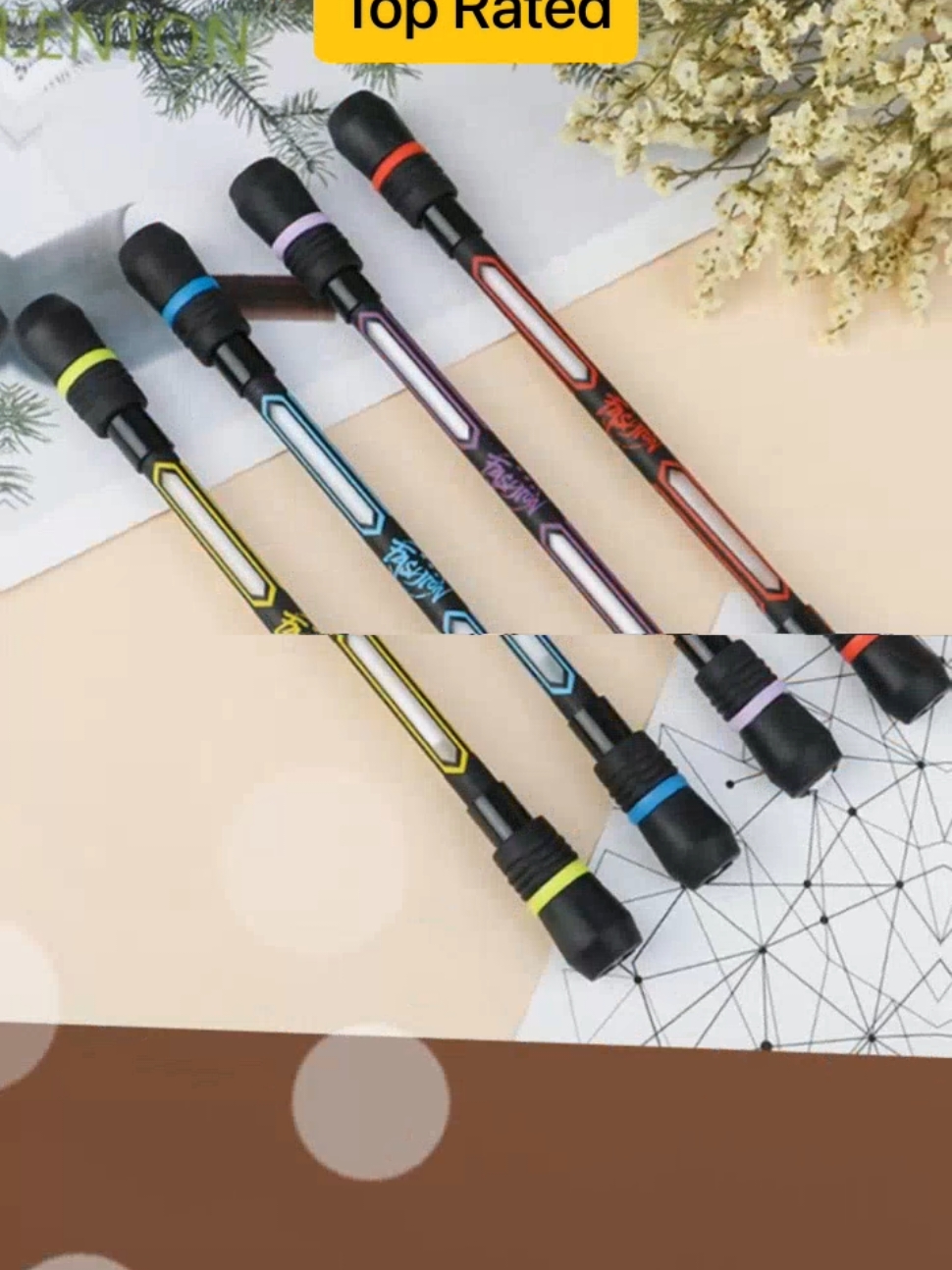 Zhuanzhuan gel pen fun hand-turned black water-based student stationery under ₱3.00 Hurry - Ends tomorrow! #fyp #fypシ #tiktokaffiliate #tiktokbudolshop #TikTokShop