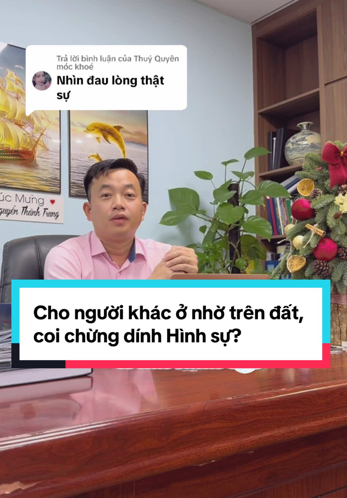 Trả lời @Thuý Quyên móc khoé Cho người khác ở nhờ trên đất coi chừng dính Hình sự? #LearnOnTikTok #hoccungtiktok #luatsutrung #luatnamson #luatsu #dcgr 