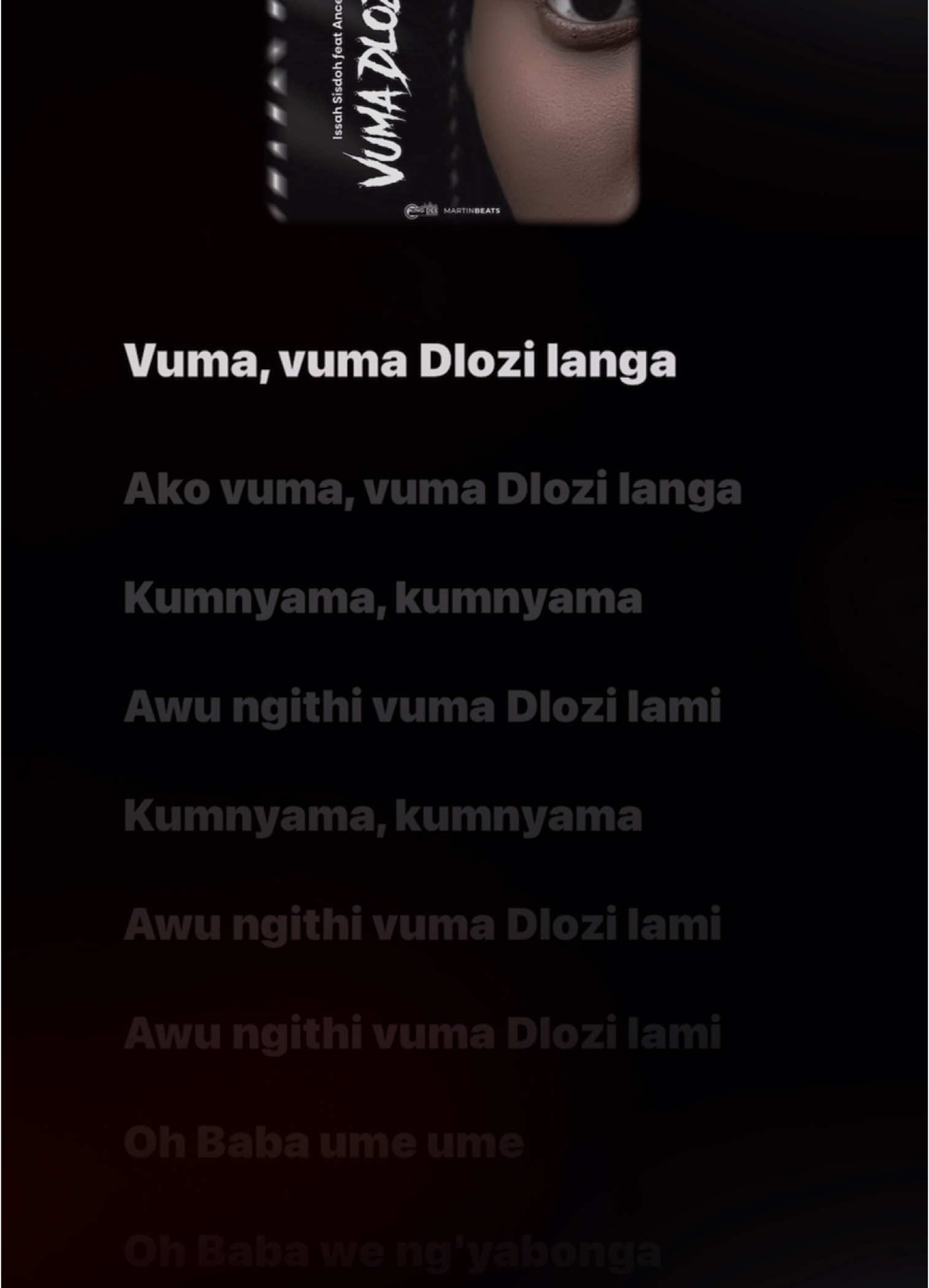 Vuma Diozi Lami (feat. Ancestral Rituals) (Full Song Lyrics) - Issa sisdoh #amapiano #lyrics #trendi #nhacvietlyrics #eswatinitiktok🇸🇿 