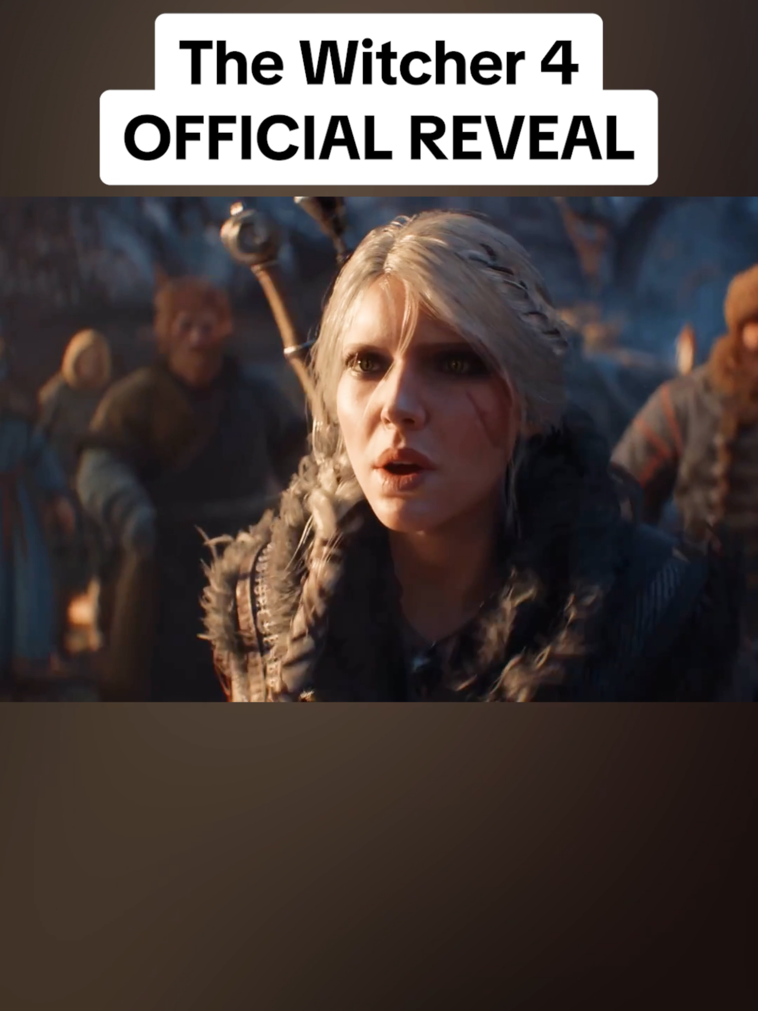 Ciri is the new protagonist for The Witcher!! #thewitcher #thewitcher4 #thegameawards #gaming #GamingOnTikTok