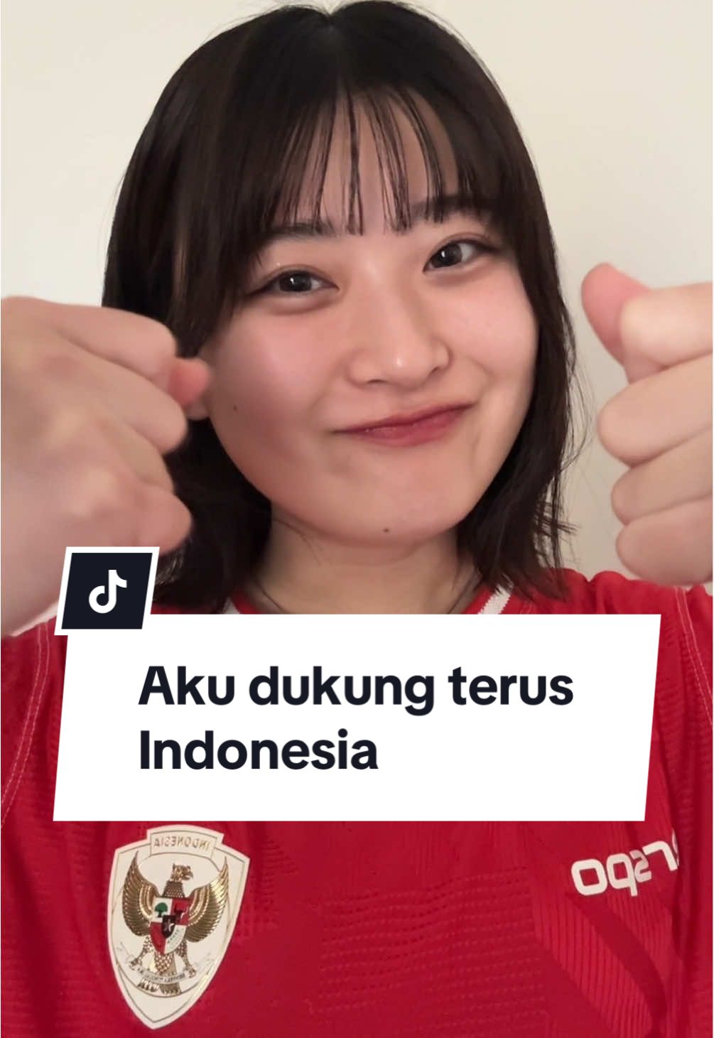 Aku dukung terus Indonesia!🇮🇩 #nanako #nachan #jepang #Indonesia #cewekjepang #sepakbola #fyp 