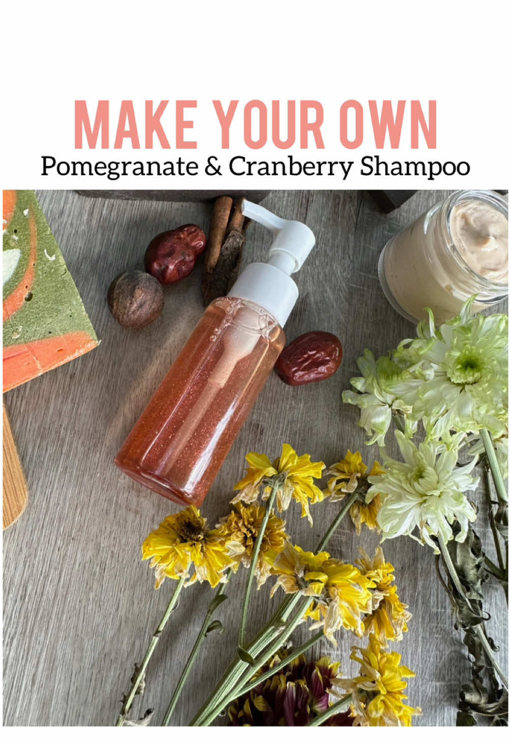 In today's video we will be making shampoo thats inspired by christmas. its all shimmery, but at the same time; it helps in conditioning your hair and give you this luxurious feel. and the best part: we are using sulphate free shampoo so its non drying and very gentle on your scalp! Benefits: 1) Sulphate-Free Base: Gentle on the scalp and hair, ideal for all hair types, including colored or sensitive hair. 2) Pomegranate Extract: Adds antioxidants, promoting a healthier scalp. 3) Glycerin: Locks in moisture to keep your hair soft and hydrated. 4) Sparkle Wine Red Mica: Gives a luxurious, eye-catching shimmer without staining hair. Who shouldn't use this 1) Avoid if you’re allergic to fragrance oils or any specific ingredient in the formula. 2) If you prefer a fragrance-free shampoo, simply skip the fragrance oil or swap it for essential oils. 3) Ensure proper mixing to avoid clumps or uneven distribution of mica. Things You Will Need 1) SoapLab’s Sulphate Free Shampoo Base 2) Sparkle Wine Red Mica 3) Lychee & Cranberries Fragrance Oil 4) Pomegranate Extract 5) Glycerin       Download free recipe with ingredients at:  Link in bio *all ingredients can be purchased from SoapLab Malaysia's website. These recipes are made using the ingredients from SoapLab; if you are making it using other supplier's ingredients, please make sure the ingredients are not adulterated, and the scents & colours used is specifically for cold process soap #handmadesoap #diyshampoo #shampoonatural #handmade #homemade 