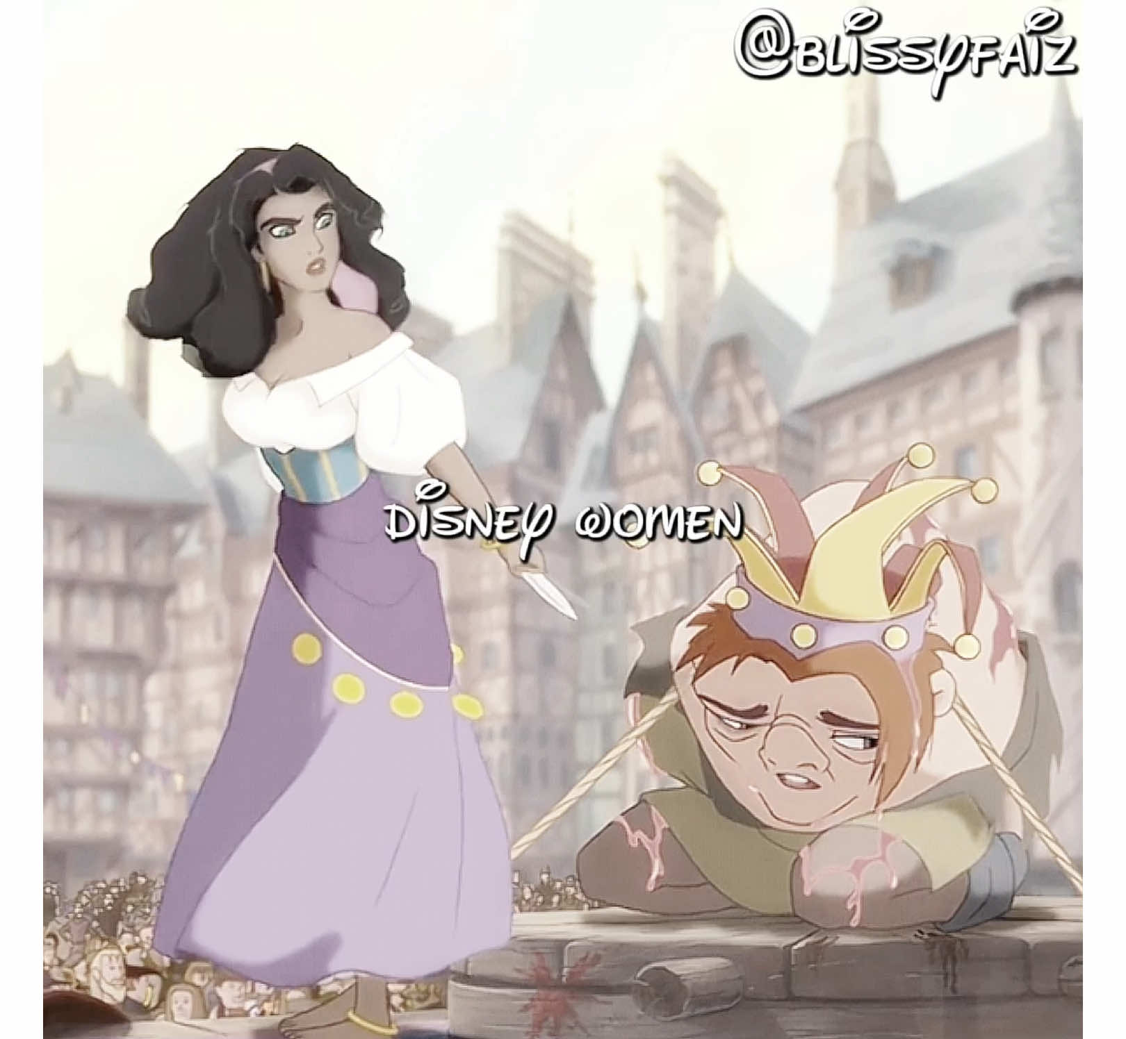 I see this trend a lot so i might as well #foryou #disneyedit #meridabrave #disneywomen #moanadisney #esmeralda #annafrozen #disneygirls #cinderella #blissyfaiz #fypシ 