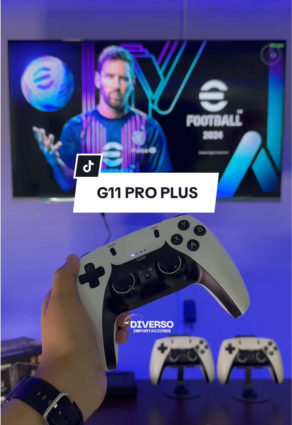 Consola G11 PRO PLUS con mas de 32 000 juegos, mandos recargables, memoria de 128GB. Esta es la ultima version mejorada de la G11 Pro #g11proplus #consolasdevideojuegos  #g11pro #gamebox #consolaretro #diversoimportaciones #bolivia🇧🇴 #cochabamba_bolivia🇧🇴 #lapaz_bolivia🇧🇴 #santacruzdelasierra🇳🇬 #sucrebolivia🇧🇴 #regalonavidad 