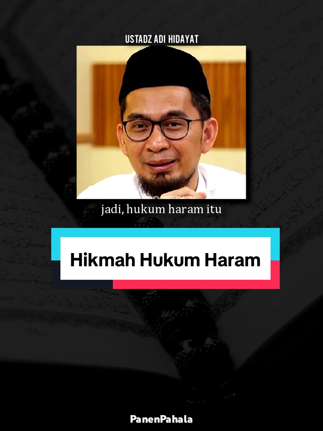 Hikmah Hukum Haram - Ustadz Adi Hidayat #islam #kajian #kajianislam #tausiyah #muslim #muslimah #alquran #quran #hikmah #hukum #haram #filosofi #Allah #batas #aktivitas #menjaga #kehormatan #hormat #mulia #ustadzadihidayat #adihidayat #uah 