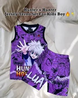 132 Pesos Only‼️🤑💸 Hunter x Hunter Jersey Terno Set For Kids Boy🔥✨ Super Affordable Price kaya click mo na yung yellow basket para magcheckout! #hunterxhunter #terno #ternoset #ternoforkids #kidsoutfit #outfitforkids #christmasgiftforkids #trendingoutfit #trending #fyp 