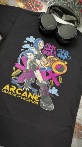 #arcaneleagueoflegends #leaugeoflegends #arcane #arcanenetflix #jinx #VI #ashinikko #camisetajinx #riachuelo #arcanejinx #arcanejinxedit #arcanejinxshirt #lolskins #jinxarcane #anime #animeshirt #viral 
