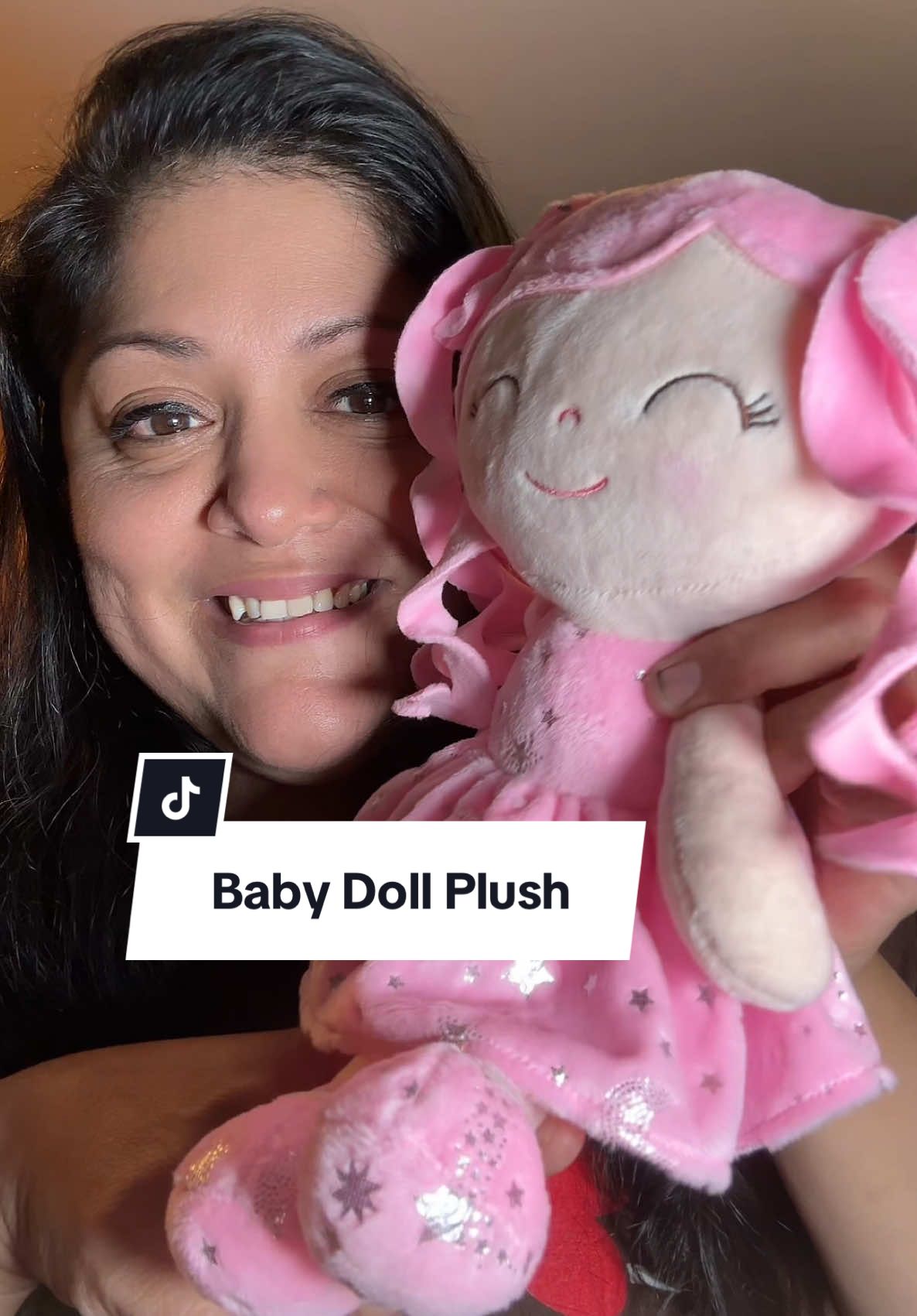 Its the cutest baby plush doll ever!  Your girls are going to love it. #TikTokShopHolidayHaul #plushdoll #dolls #babydoll #christmascountdown #giftforgirls 