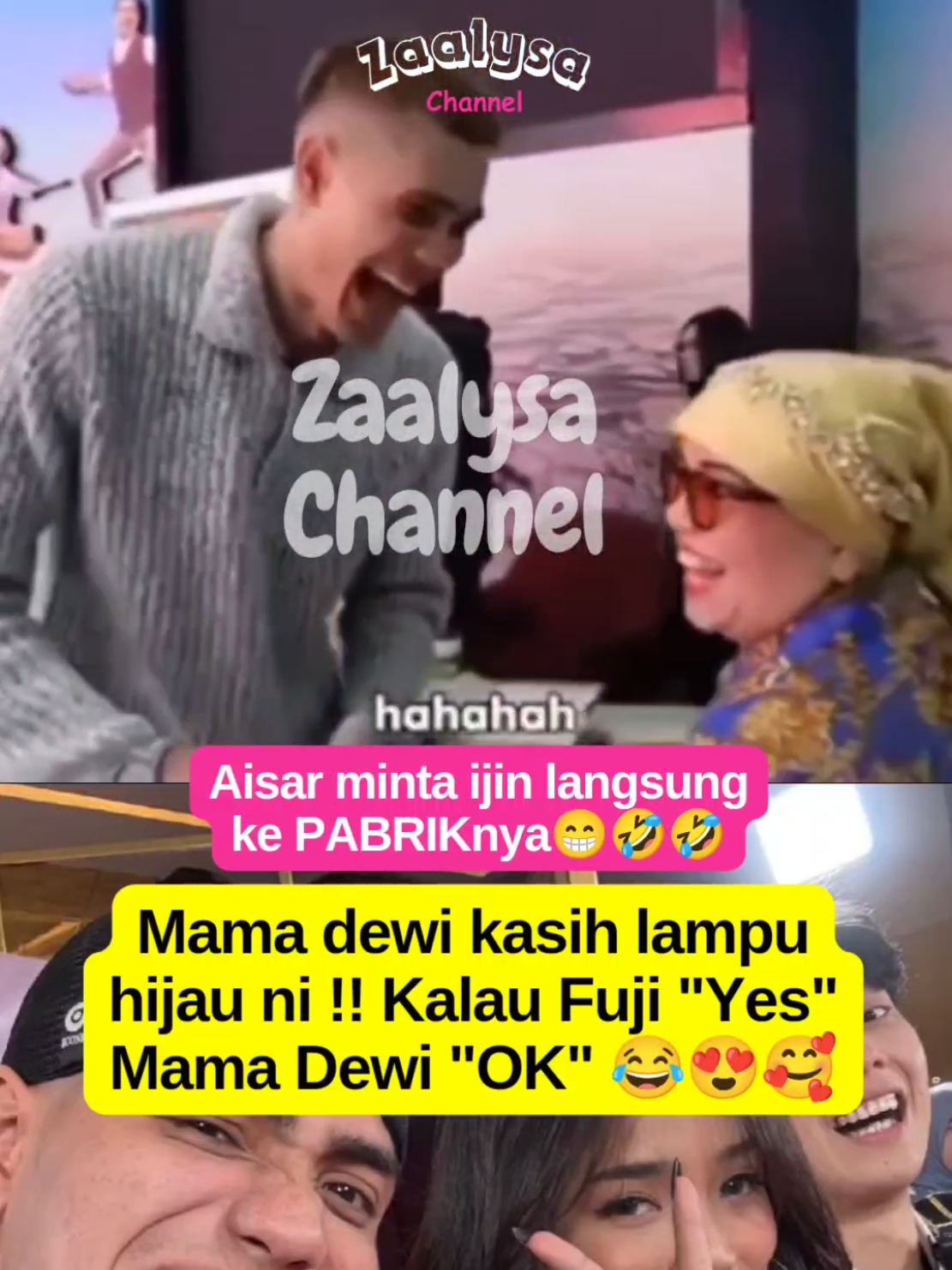 Aisar ijin langsung ke pabriknya 😂😍 #aisarkhaled #fujian #dewizuhriati #artis #trending #shorts #fyp #trendingtiktokviral #trendingtiktok #shortsvideo #beritaartis #fypシ゚ #masukberanda #selebritis #gosip 