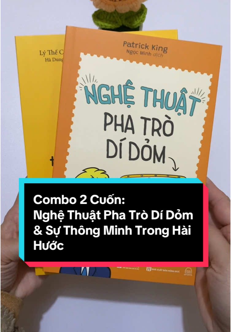 Combo 2 Cuốn: Nghệ Thuật Pha Trò Dí Dỏm & Sự Thông Minh Trong Hài Hước  + Cung cấp phương pháp và ví dụ cụ thể để cải thiện khả năng trò chuyện. + Giúp trở thành 