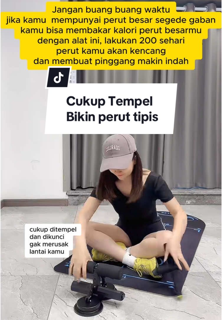 Bentuk perut tipis cuman pakai alat ini #viaolahragayoga #situpstand #situpchallenge #situpschallenge #situps #situp #absworkout #sixpack #olahragadirumah #sixpackabs 