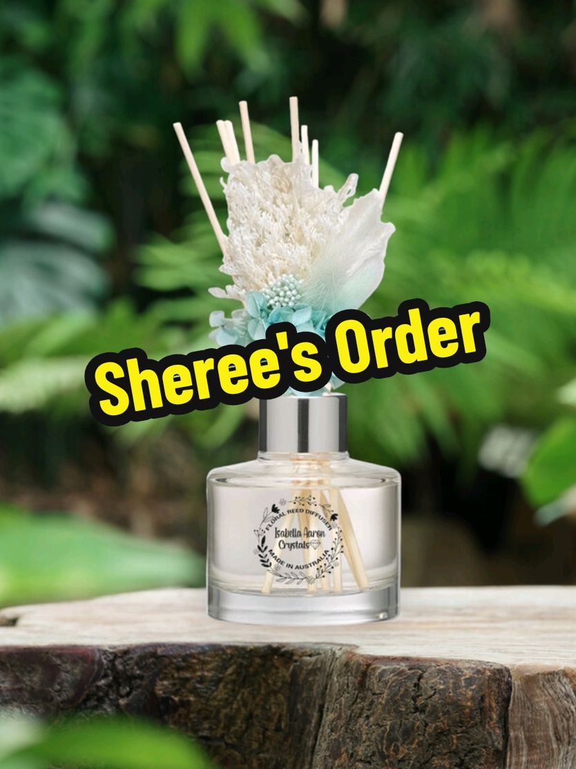 Thank you Sheree for your order of our Floral Reed Diffusers. ❤️