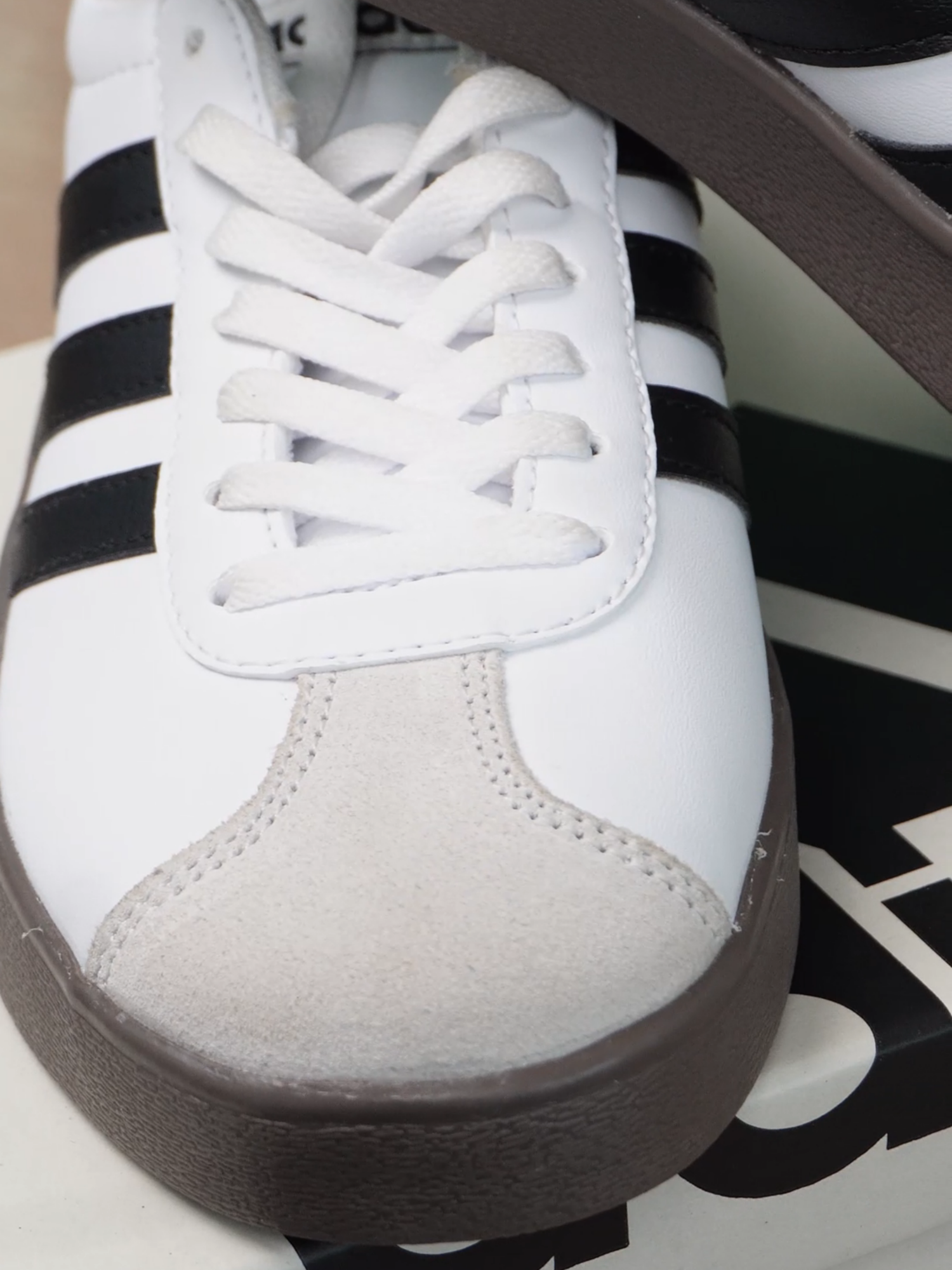 Step up your style with Adidas VL Court Base! 👟✨ Perfect blend of comfort and fashion. Get yours now at Shoe Salon! 💯🔥 #AdidasVLcourt #ShoeSalonStyle
