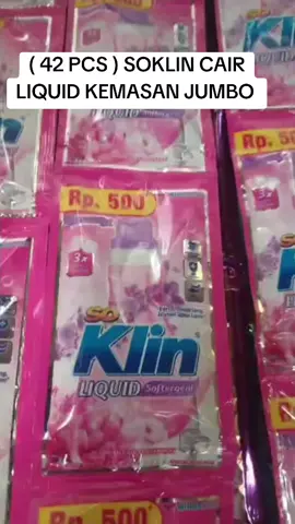 ( 42 PCS ) SOKLIN CAIR LIQUID KEMASAN JUMBO 