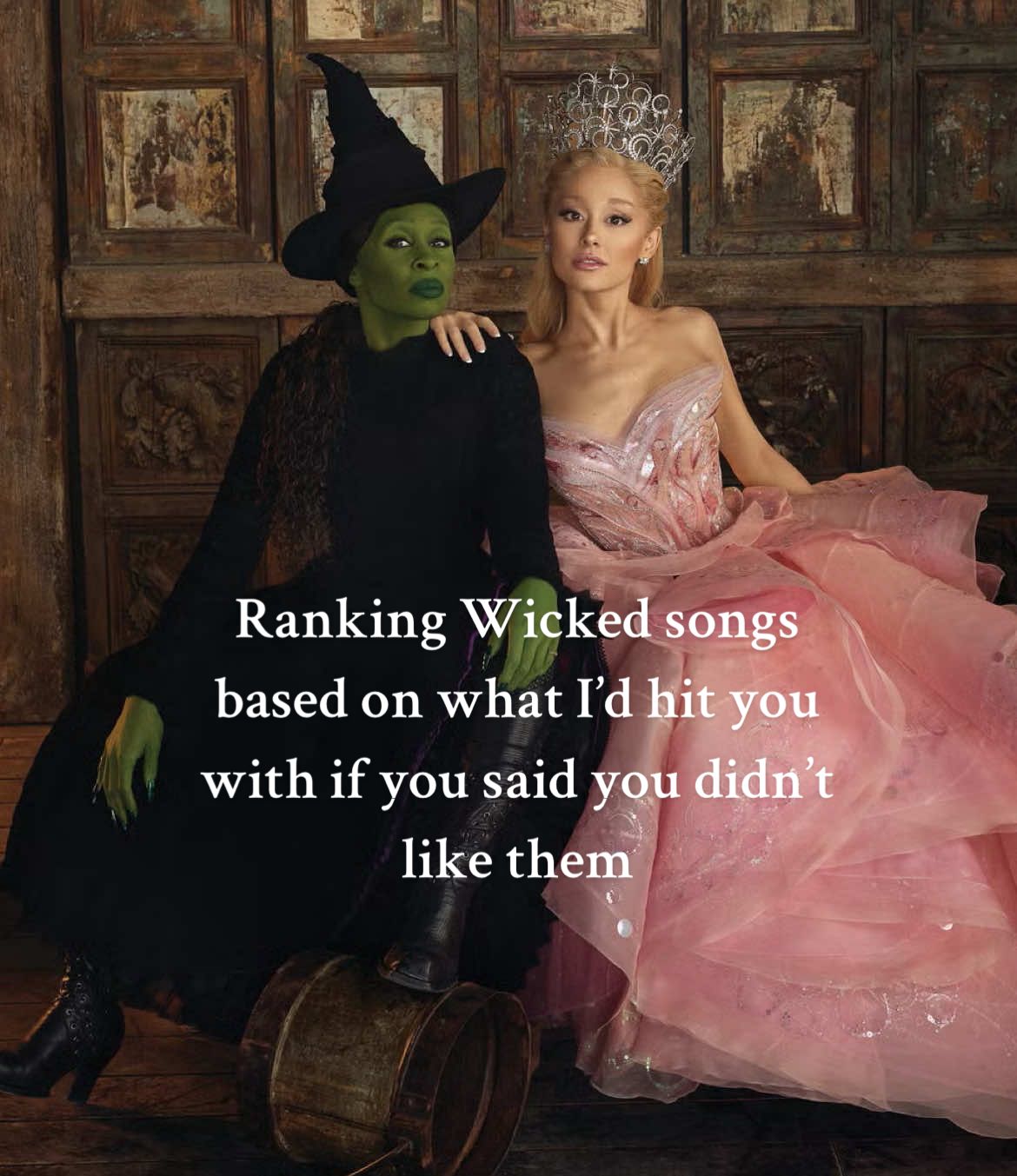 JUST MY OPINION!! This entire soundtrack eats 🫧🎀💚 #wickedsoundtrack #wickedmovie 