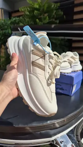 COROLLA Women's Sneakers White Brown Women's High Classic Fashion Sneakers Girls Sport Casual Shoes (Need Add One Size) #fyp #sneakers #fashion 