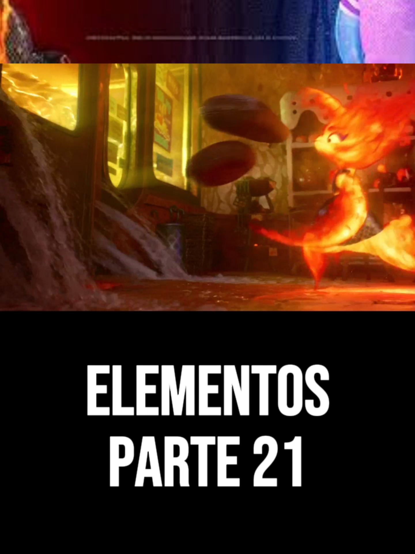 Wade se evapora Elementos #agua #peliculas #peliculasrecomendadas #netflixx #fuego #movie