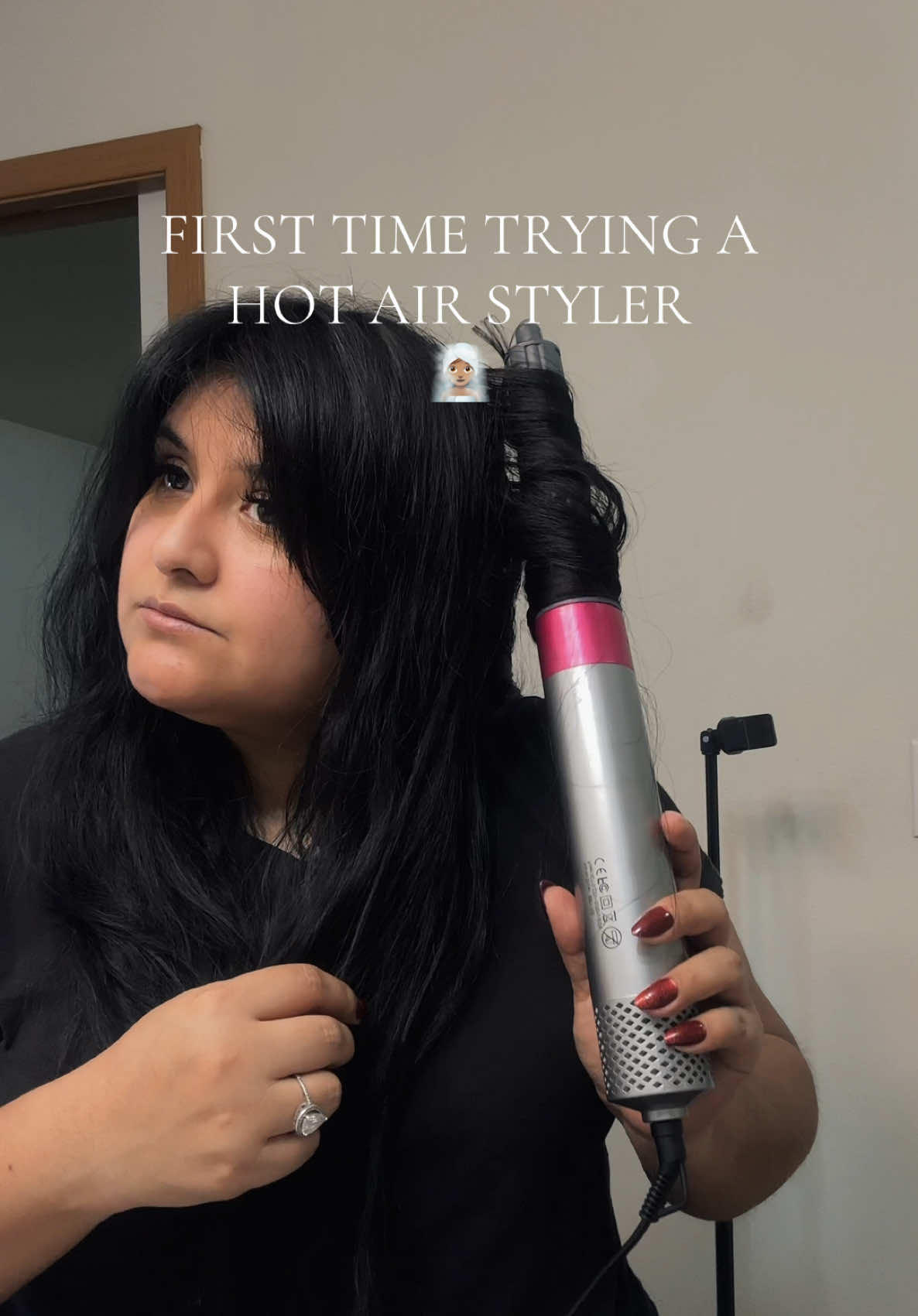 Hot air hair styler 5 in one hair dryer for an at home diy hair blowout #hair #hairtok #hairstyle #hairtutorial #airwrap #hairdryer #blowdry #blowdryer #blowoututorial #hairblowout #diyhair