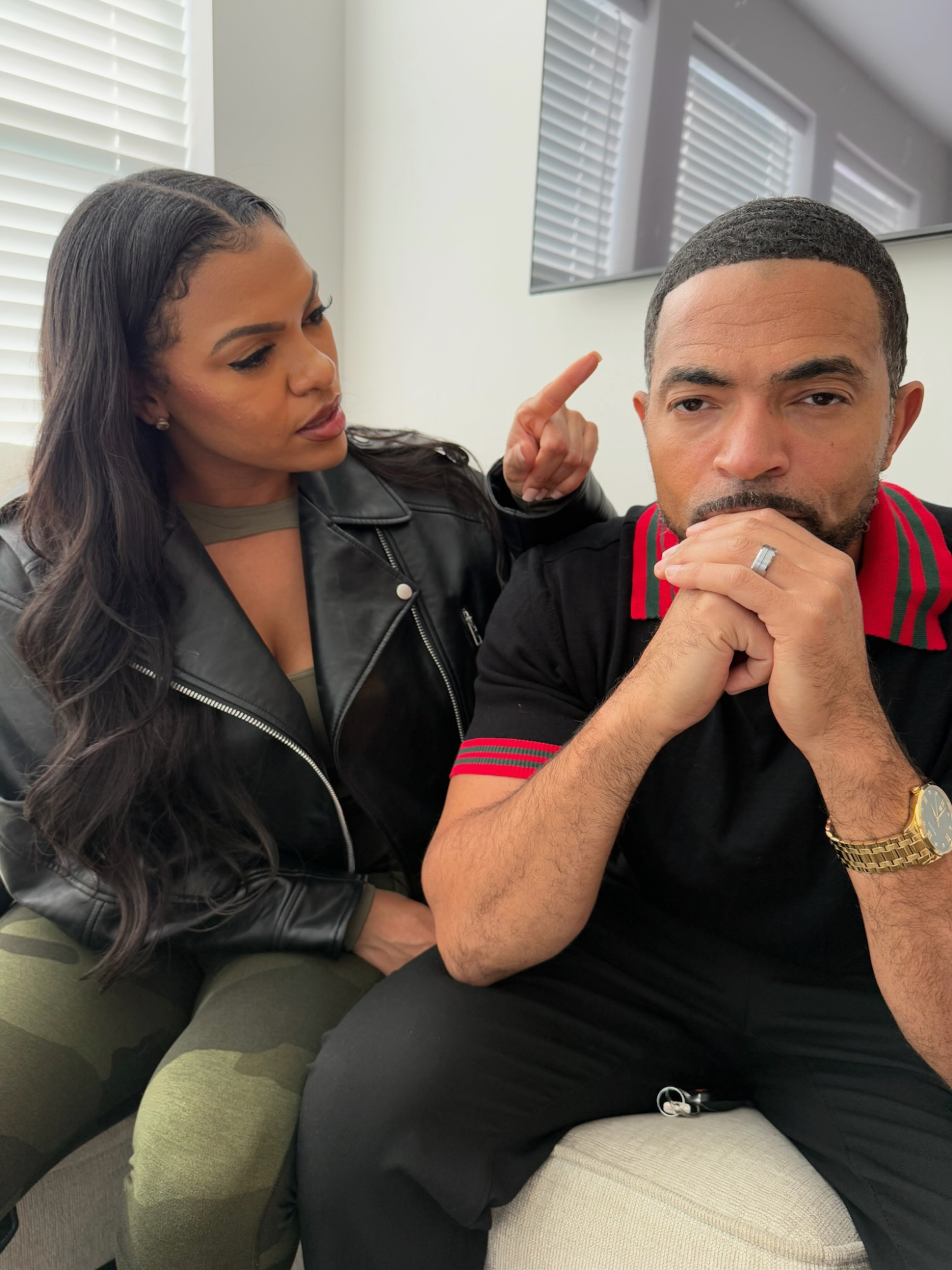 When Shayla checks Anthony about him and Amber working on another baby! #God #Jesus #Jesusispoppin #Jesusbeenpoppin #kountrywayne #letthatsizzleinyourspirit #helpisontheway #love