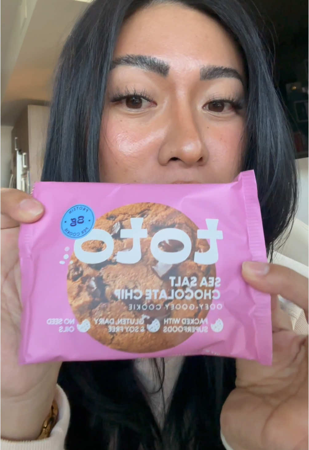 This cookie is the best cookie you need to have 🍪 #healthysnacks #cookie #cookietok #snackideas #snacks 