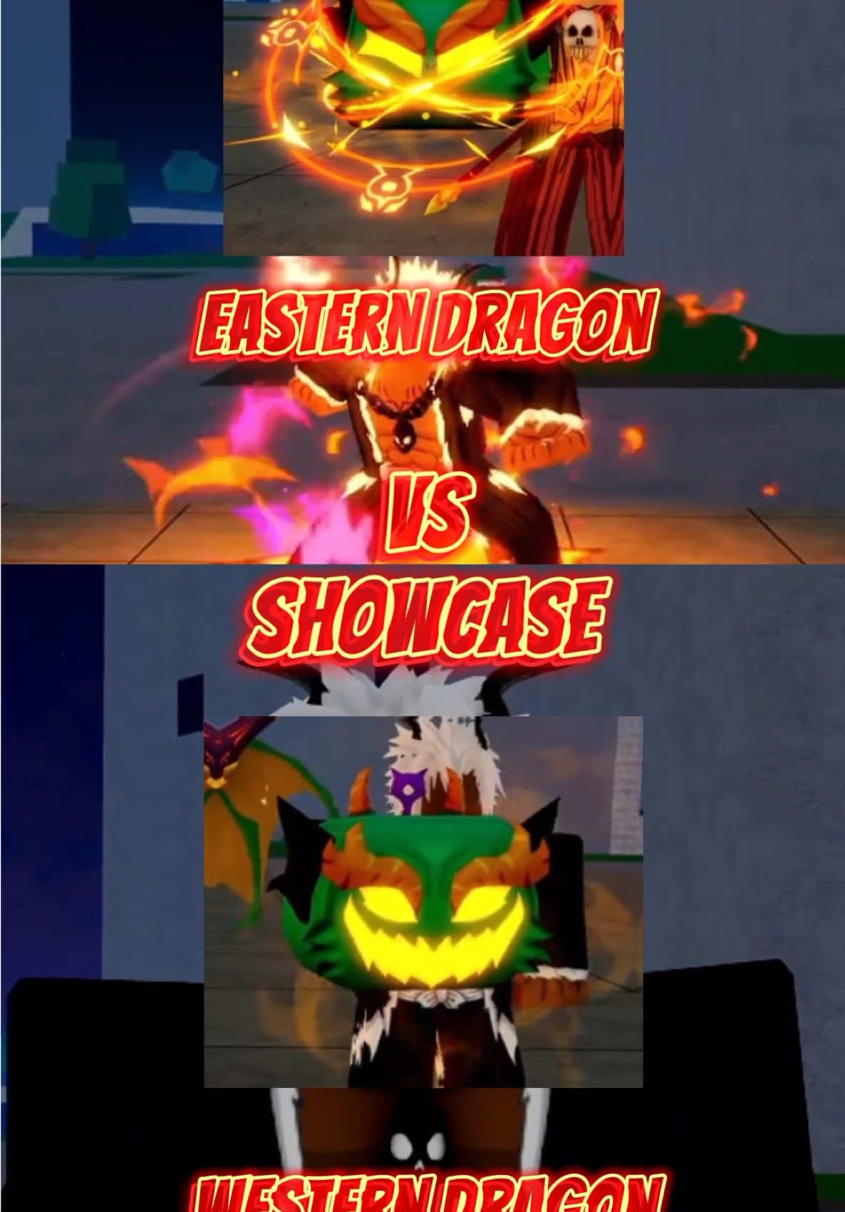 Eastern Dragon vs Western Dragon | Blox Fruits Dragon Rework Full Showcase #roblox #dispecs #bloxfruit #bloxfruits #bloxfruitupdate 