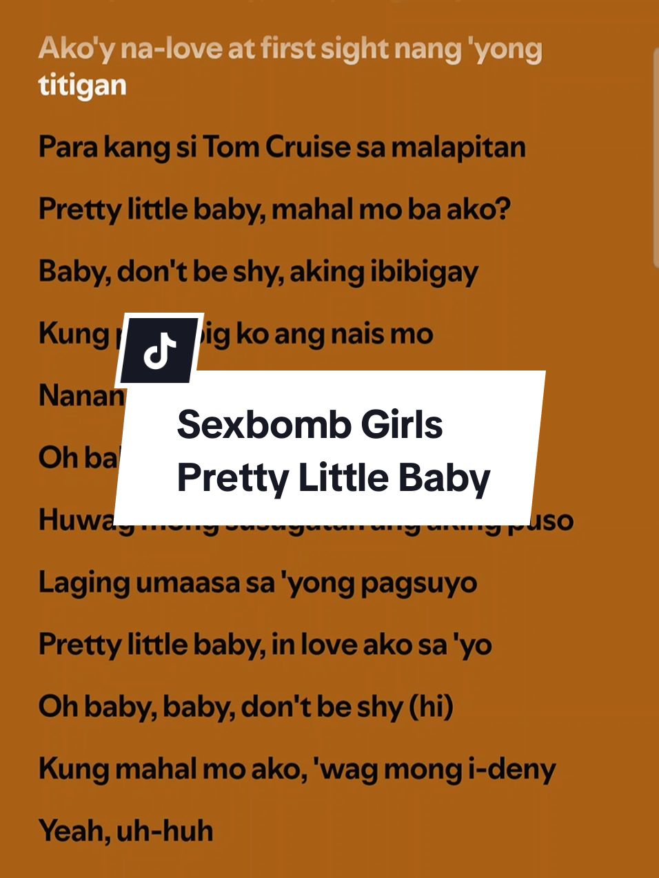 Sexbomb Girls - Pretty Little Baby #sexbombgirls #prettylittlebaby #prettylittlebabysexbomb #sexbombsong ##prettylittlebabylyrics #1900s  #filipinosong #pinoysong #pinoy #tagalogsong #ppop #dancechallenge #dance #challenge #dancechallenge #lyrics #songlyrics #songwithlyrics #music #lyrics #lyricsvideo #songlyrics #lyricsvideosongs #spotify #fyp #fypシ #fypviral 