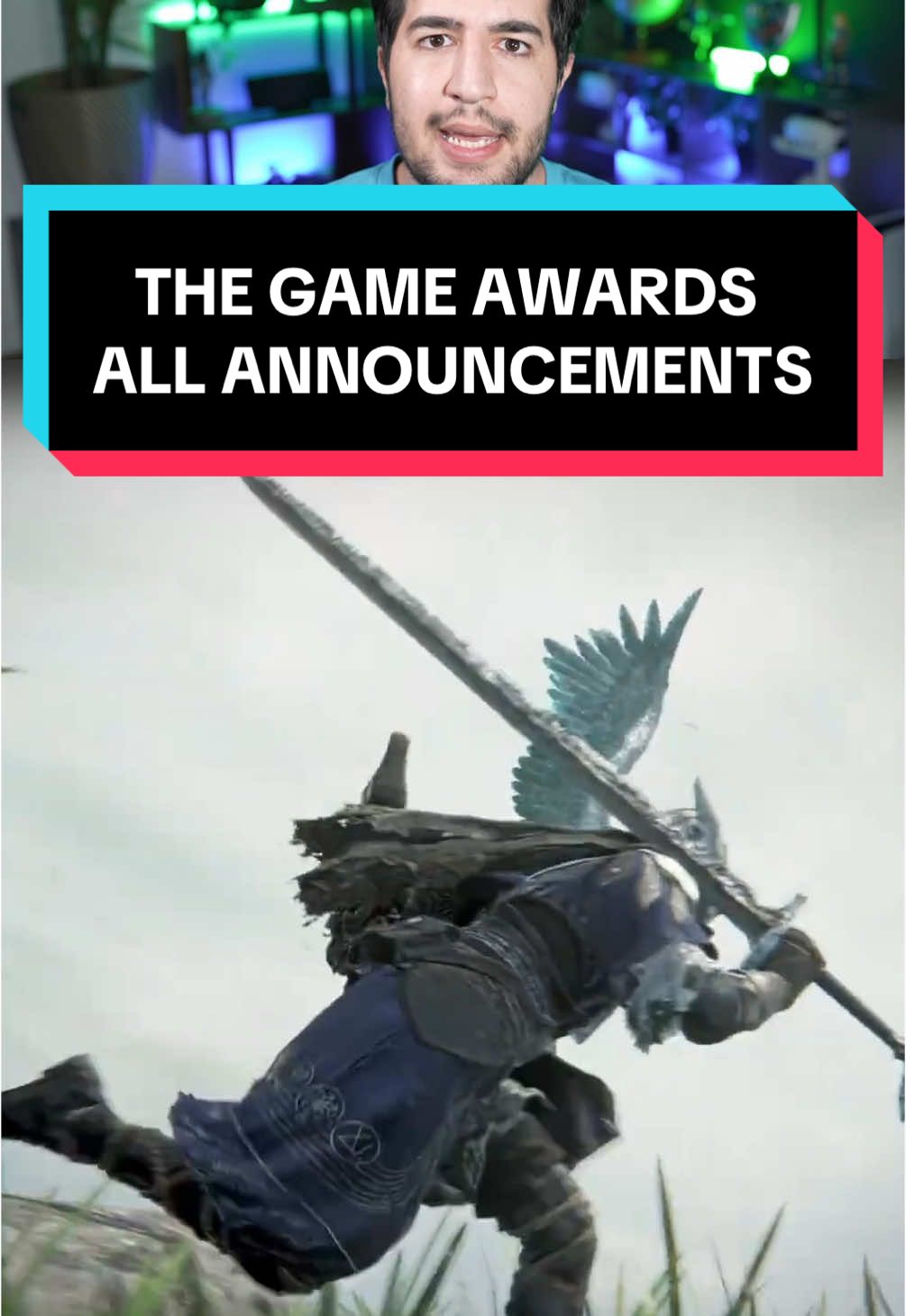 The game awards went all out with the elden ring announcement #thegameawards #gameawards #eldenring #GamingOnTikTok 