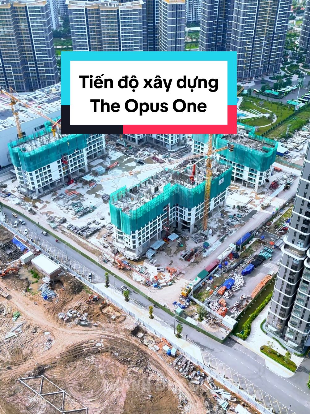 Cập nhật tiến độ xây dựng khu The Opus One tại Vinhomes Grand Park #theopusone  #vinhomesgrandpark  #thanhdiaoc 