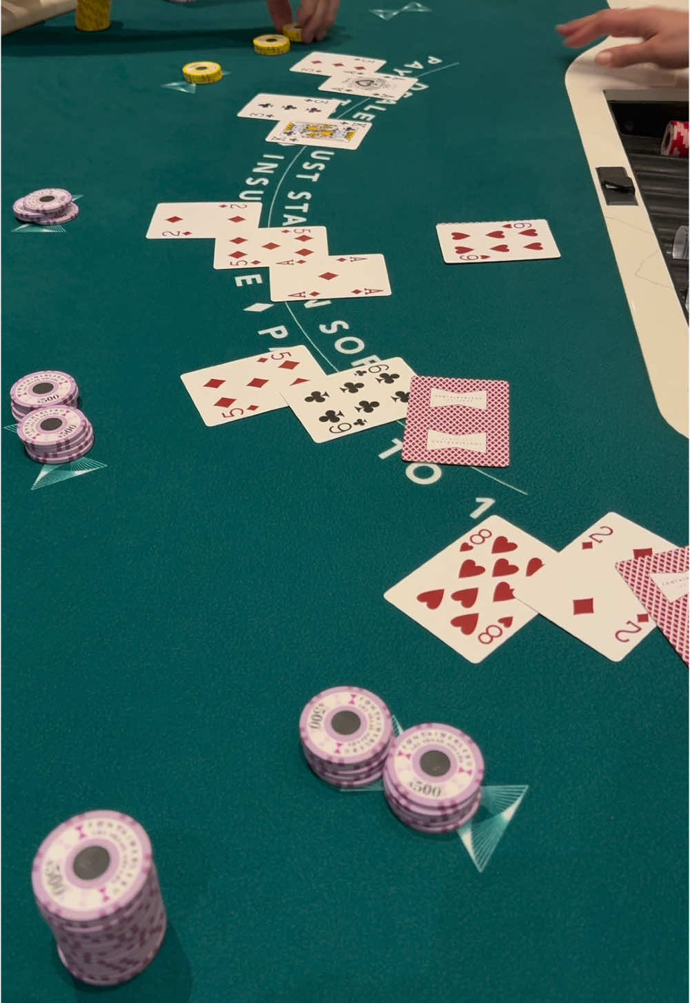 With over $15000 on this hand… the unthinkable happens 😭 @John Cerasani #casino #blackjack #gambling #lasvegas #win #fyp 