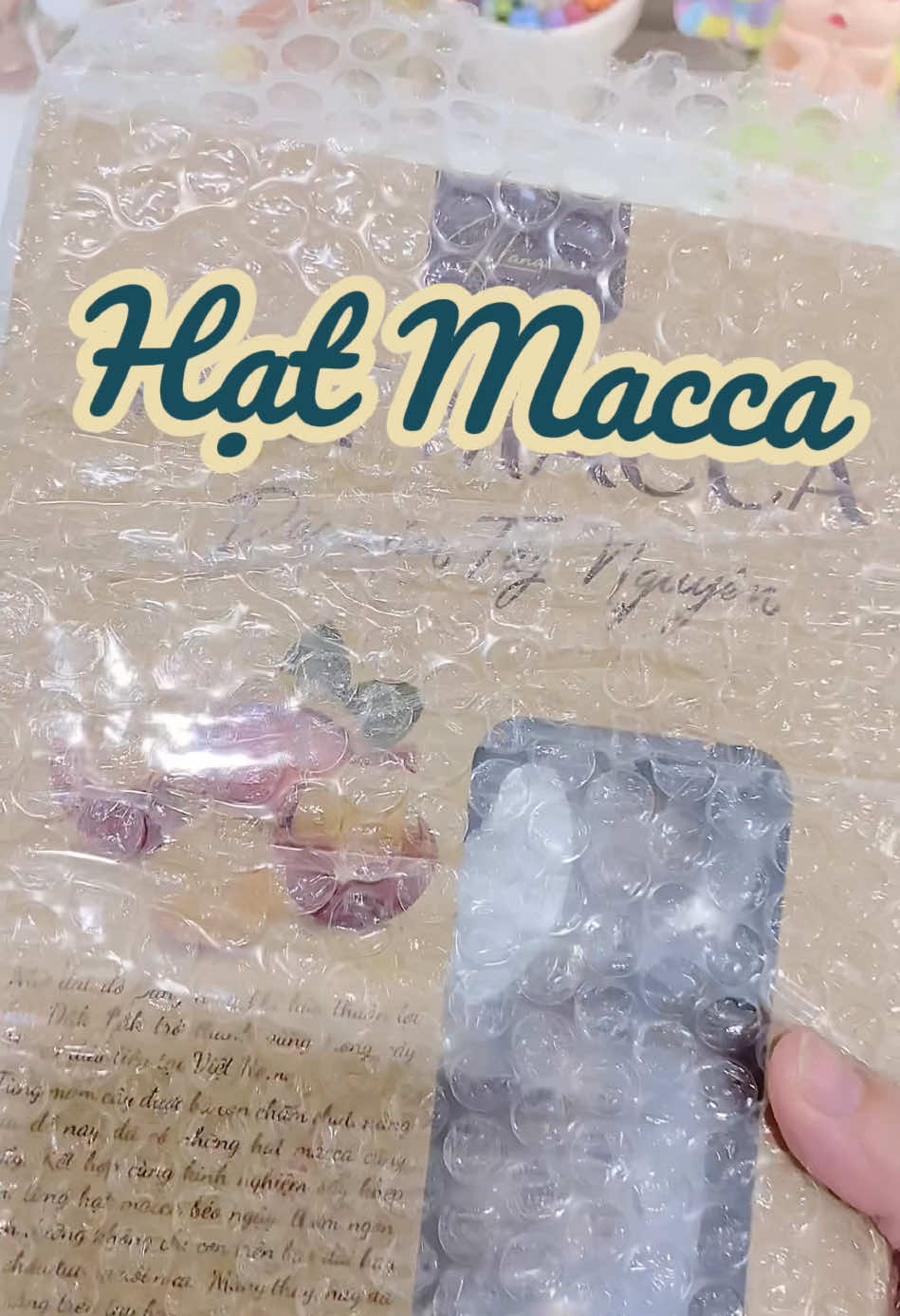 Tết năm nay ko bánh kẹo. Chỉ có hạt và mứt 🧧🌸#unboxing #hanhunbox #hatmacca #hatdinhduong #healthy 