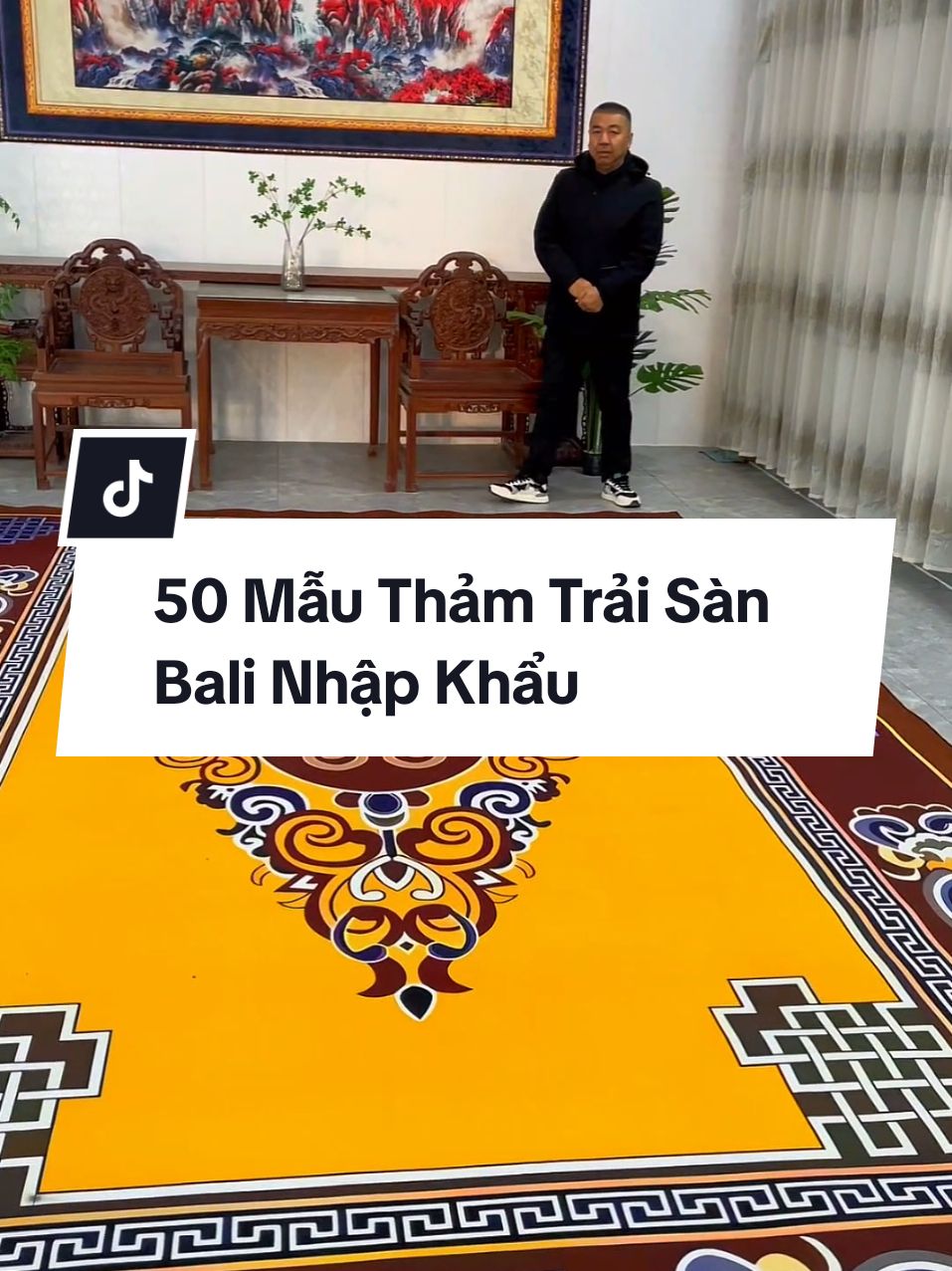 👉 50 Mẫu Thảm Trải Sàn Bali Nhập Khẩu Cao Cấp . 👉 Mềm Mịn - Chống Thấm Nước - Đa Dạng Mẫu Mã Sang Trọng . . #thamtraisan #thamtraisanphongkhach #sangtrong #tienich #caocap #giadungtienich #giadungtienloi #giadungthongminh #muataitiktokshop #sale 