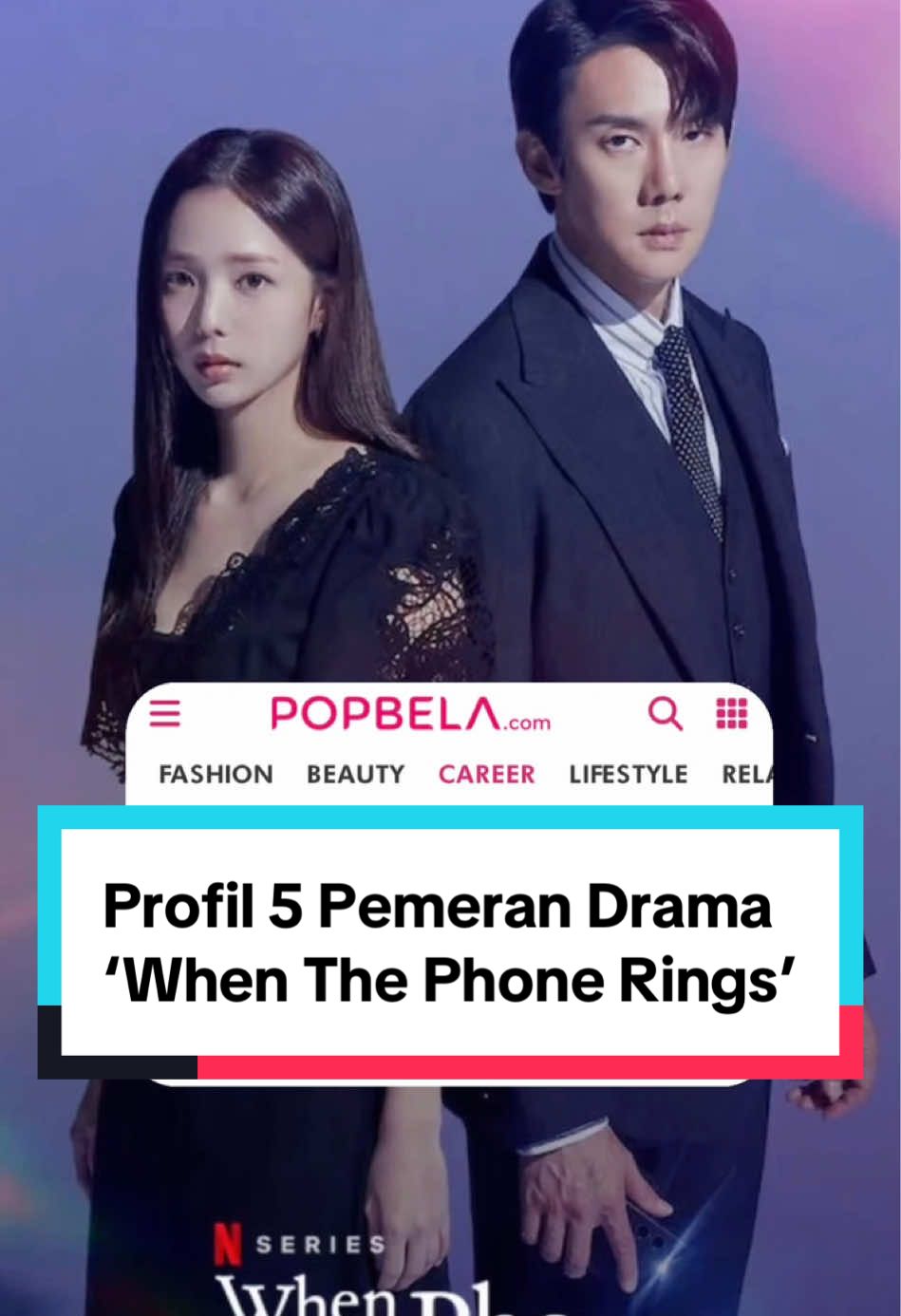 When the Phone Rings jadi salah satu drama yang banyak dibicarakan akhir-akhir ini. Diadaptasi dari Novel dan Manhwa populer, drama bergenre romantis misteri ini menceritakan tentang juru bicara Presiden yang menikah dengan seorang penerjemah bahasa isyarat.     Profil pemeran drama When the Phone Rings cukup menarik karena diisi oleh para aktor senior sampai dengan pemula. Meski begitu, akting mereka dalam drama ini sama-sama keren, ya?   #Popbela #Popbelanews #whenthephonerings #whenthephoneringskdrama #hongheejoo #baeksaeon #yooyeonseok #chaesoobin #janggyuri #fromis_9 #haenamjoon #choiwoojin #kdrama #kdramalover #kdramaedit #kdramarecommendation #kdramaaddict #kdramaactor #kdramaactors #kdramaactress #kdramafyp 