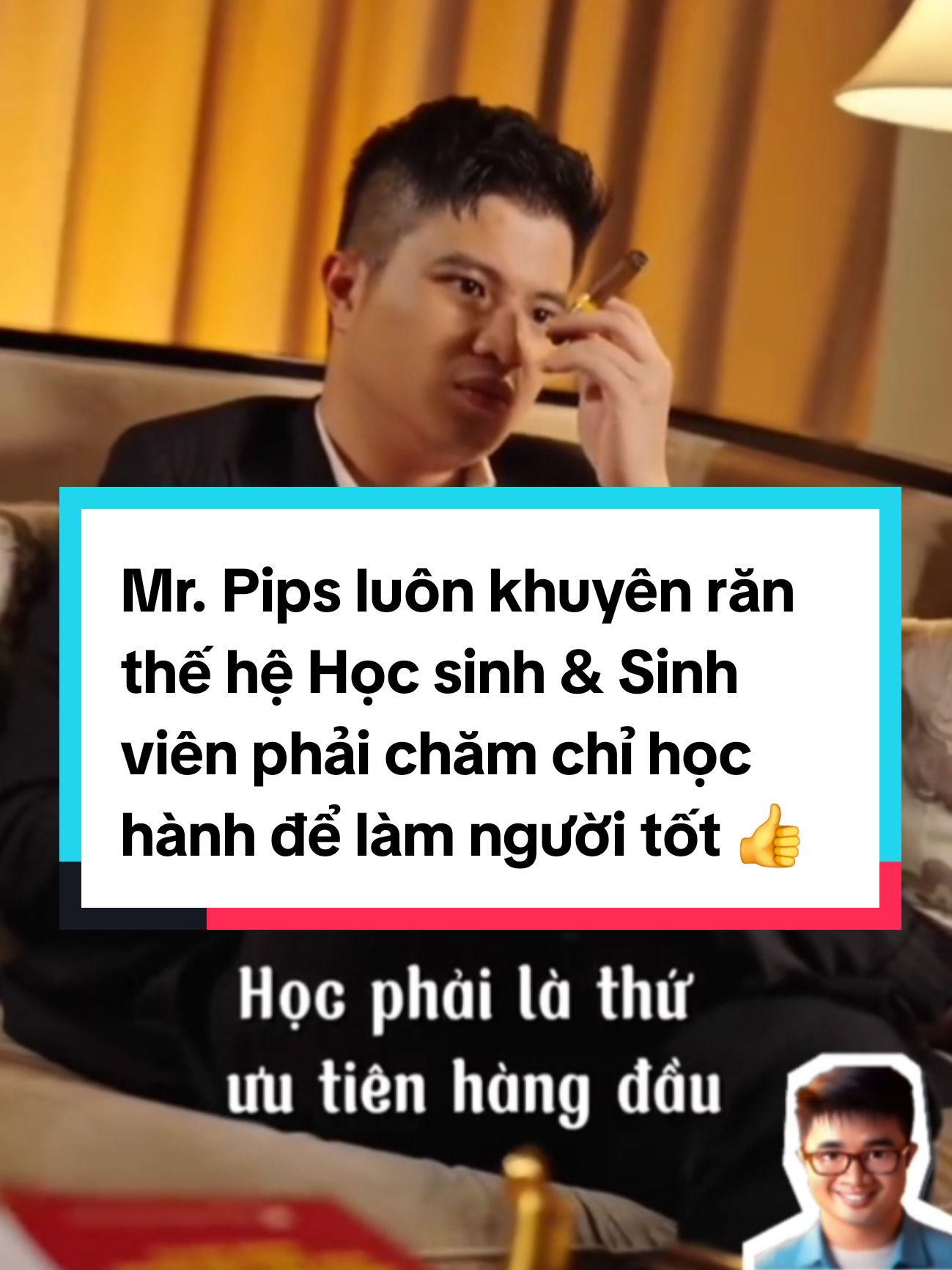 Mr Pips luôn khuyên răn thế hệ Học sinh và Sinh viên phải chăm chỉ học hành, việc học là ưu tiên hàng đầu #mrpip #mrpips #phoducnam  #trader #lừadao #luaga #thudoanluadaochiemdoattaisan #luadaovietnam 