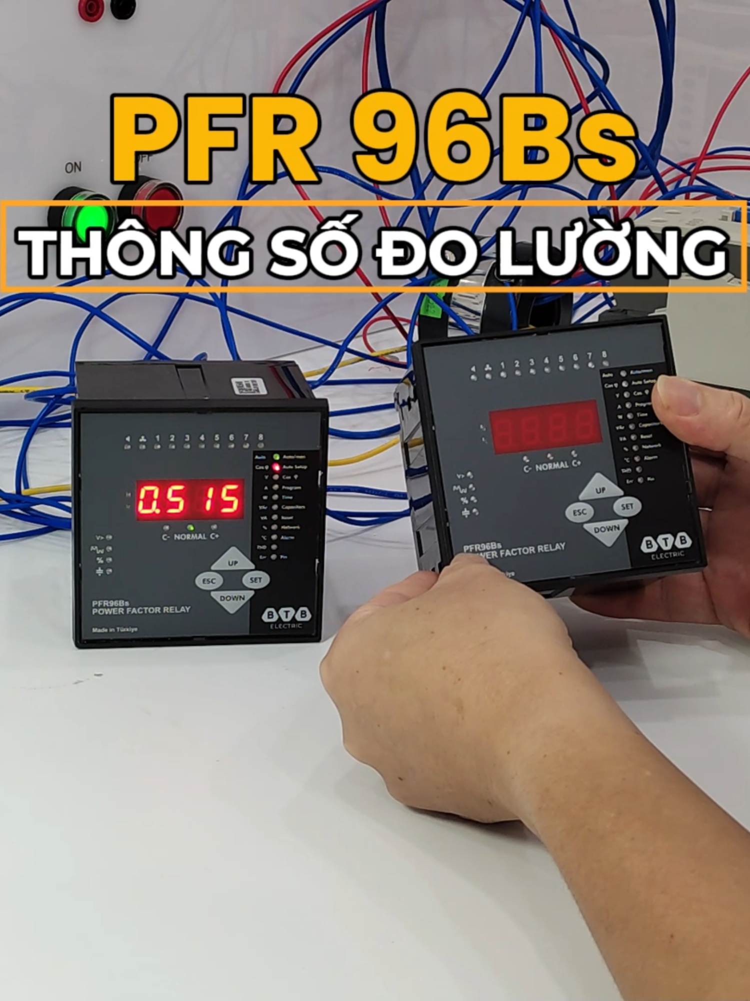 Thông số đo lường trên BĐK PFR96Bs - BTB Electric #btb #btbelectric #thietbidienbtb #thietbidienchuanchauau #diencongnghiep #LearnOnTikTok